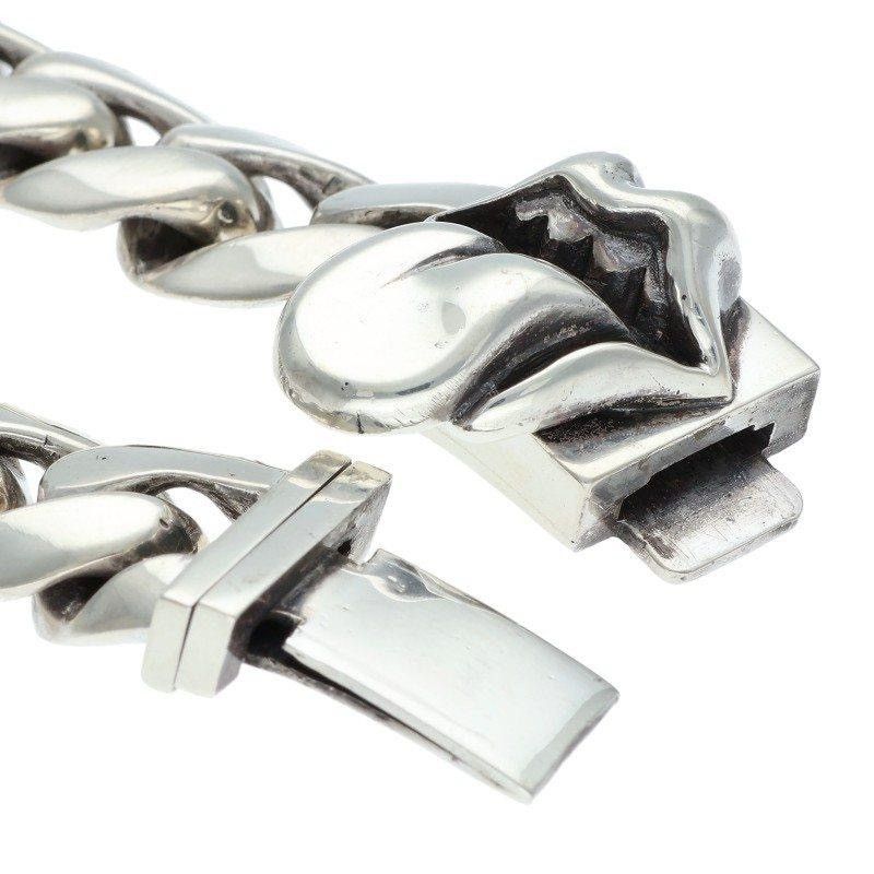 Chrome Hearts 15LINK Chrome Hearts Lip Tongue Stones CLASSIC ID Bracelet Size ONE SIZE - 4 Thumbnail