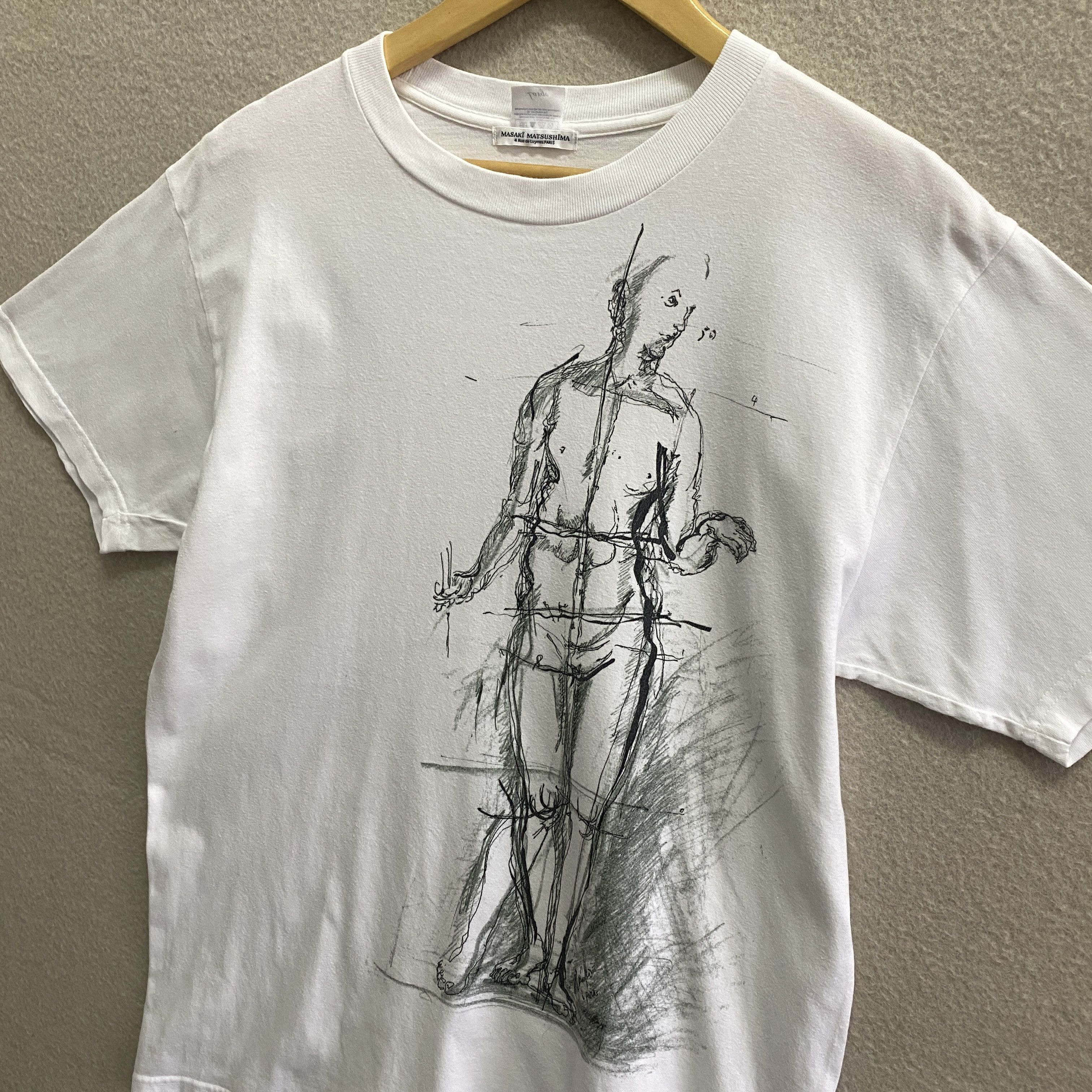 Issey Miyake × Masaki Matsushima × Vintage Vintage Y2K Masaki Matsushima Tshirt Size US M / EU 48-50 / 2 - 2 Thumbnail