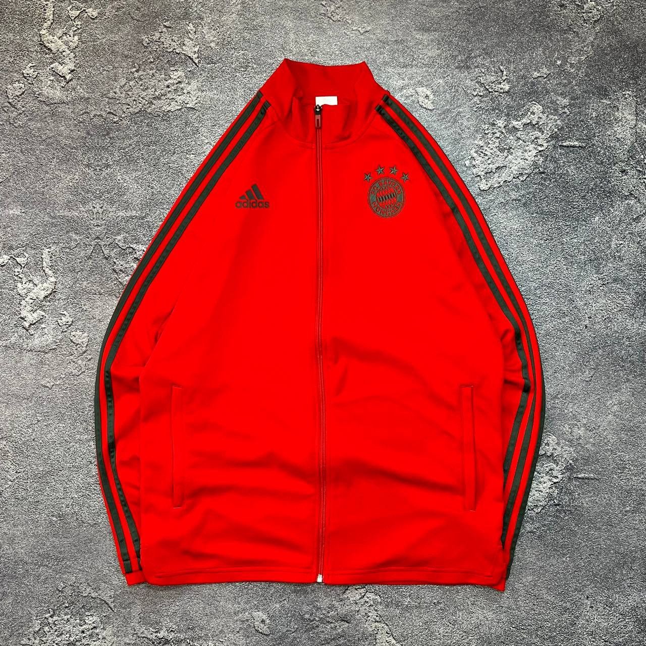 Adidas × Vintage Vintage 2018 Adidas Bayern Munchen Zip Hoodie Y2K Size US L / EU 52-54 / 3 - 1 Thumbnail
