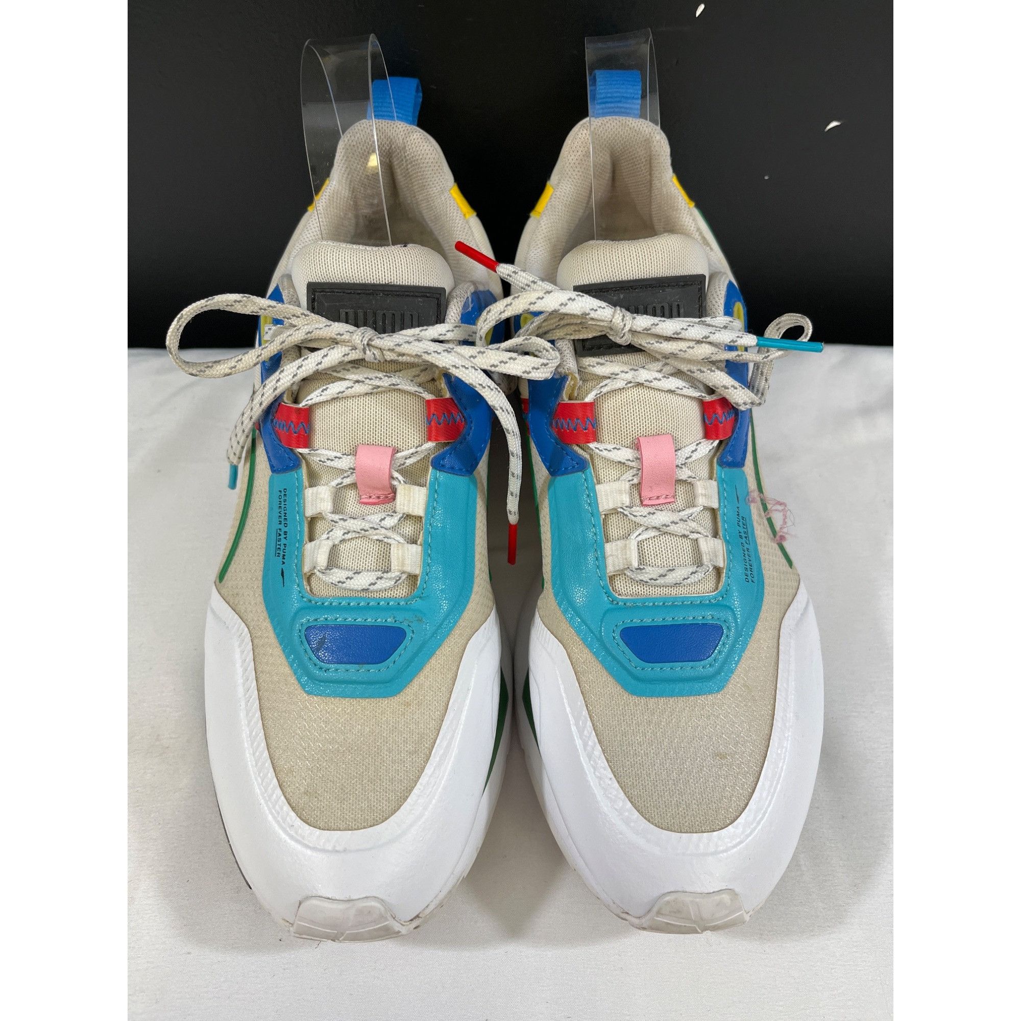 Puma Puma Mirage Tech Game Mens White Multicolor Running Sneakers Size US 6.5 / EU 39-40 - 2 Thumbnail