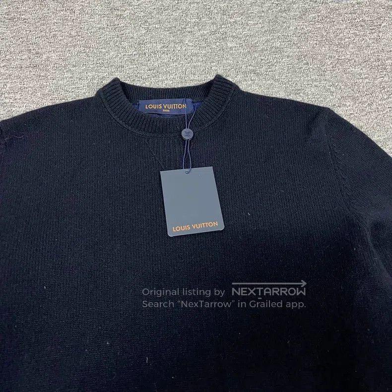 Louis Vuitton Louis Vuitton Cashmere sweater with full print on the back Size US XS / EU 42 / 0 - 5 Thumbnail