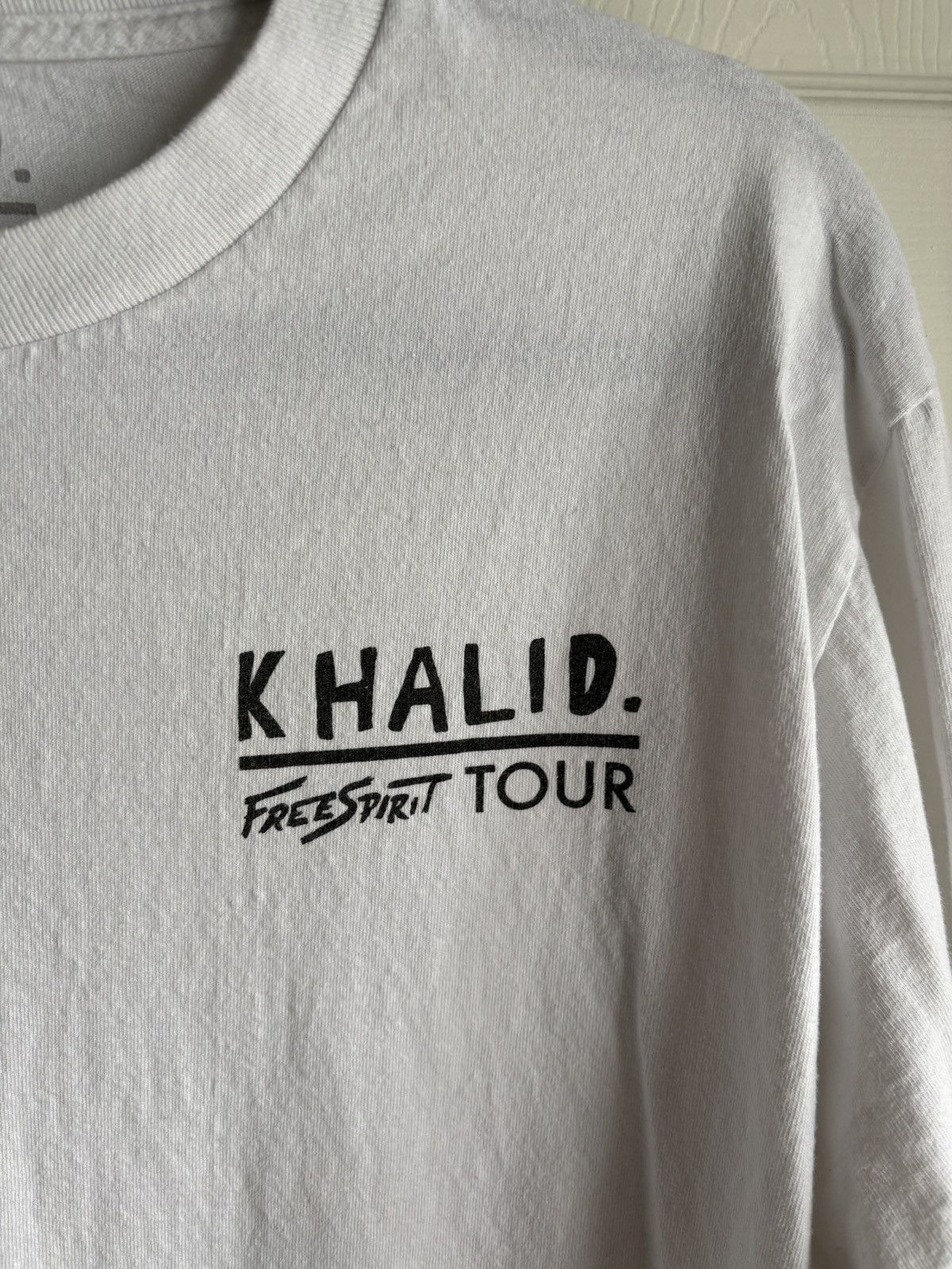 Band Tees × Rap Tees Khalid Tour Rap Band Streetwear Hype Long Sleeve T-shirt Size US L / EU 52-54 / 3 - 2 Thumbnail