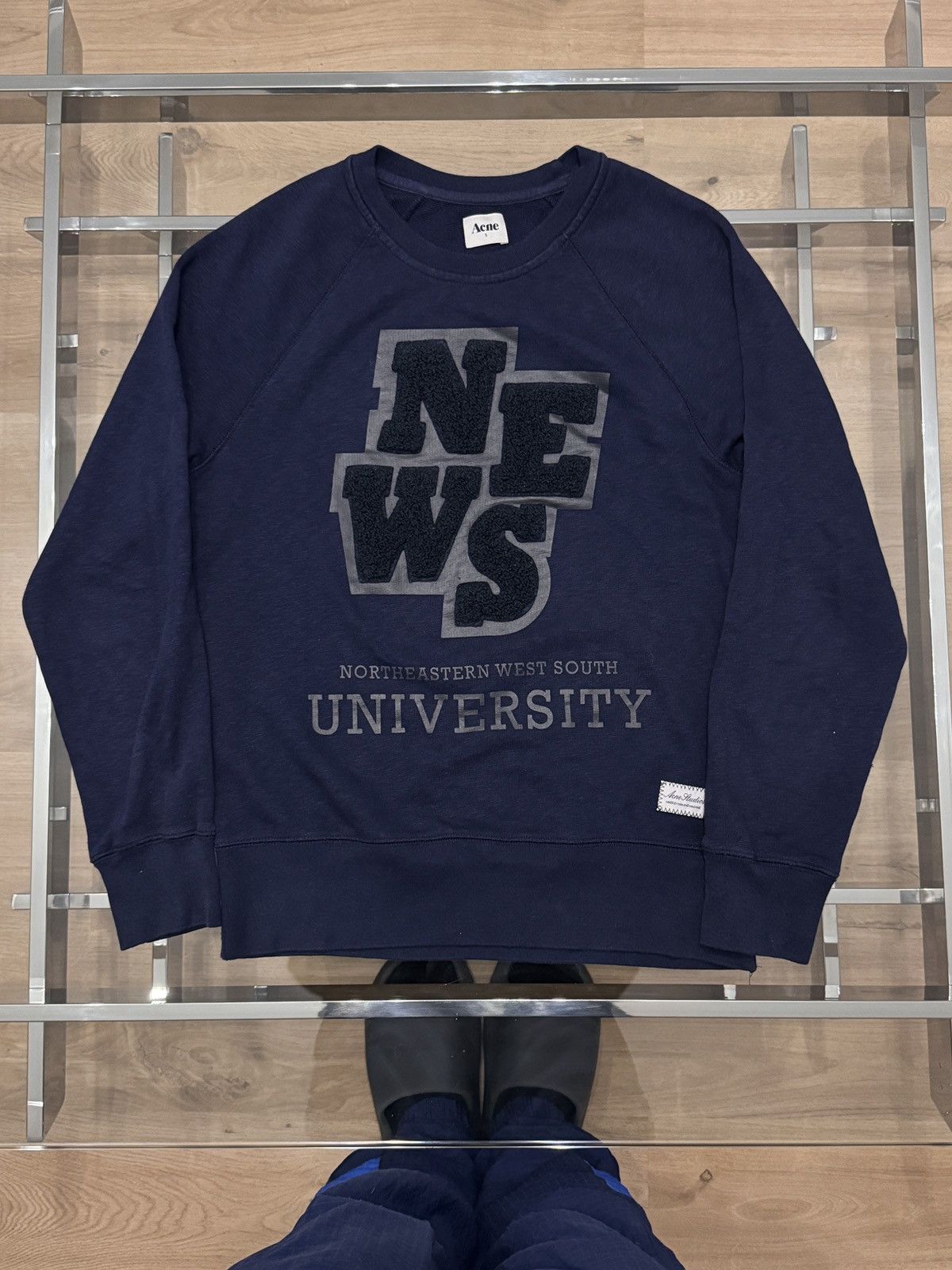 Acne Studios Acne studios ss12 college collection sweatshirt Size US S / EU 44-46 / 1 - 1 Thumbnail