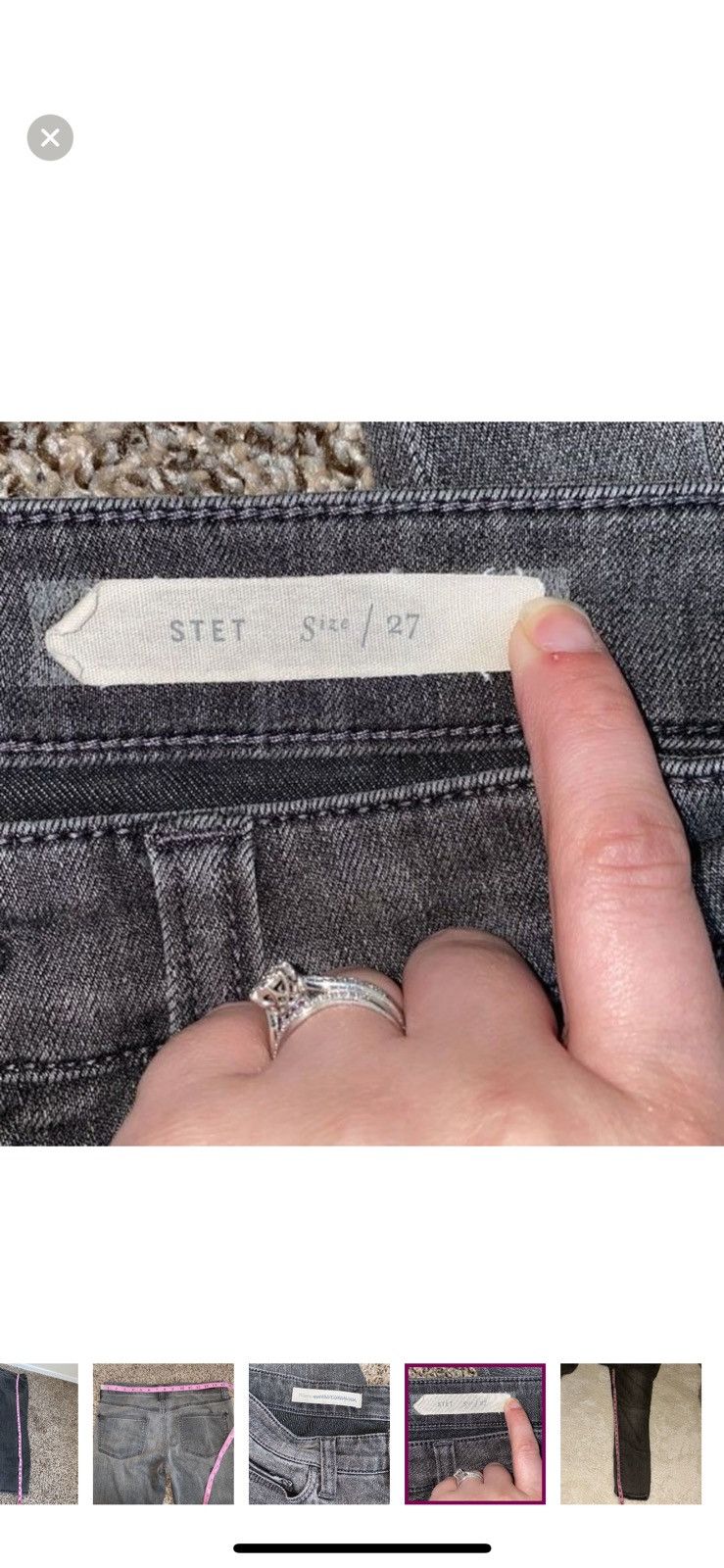 Anthropologie Anthropologie pilcro & the letterpress stet jeans size 4 Size 27" / US 4 / IT 40 - 6 Thumbnail