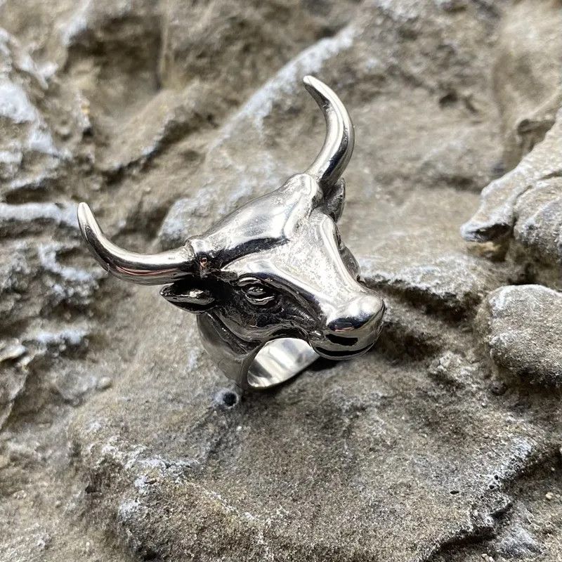 Jewelry × Vintage Bull Ring Size ONE SIZE - 1 Thumbnail
