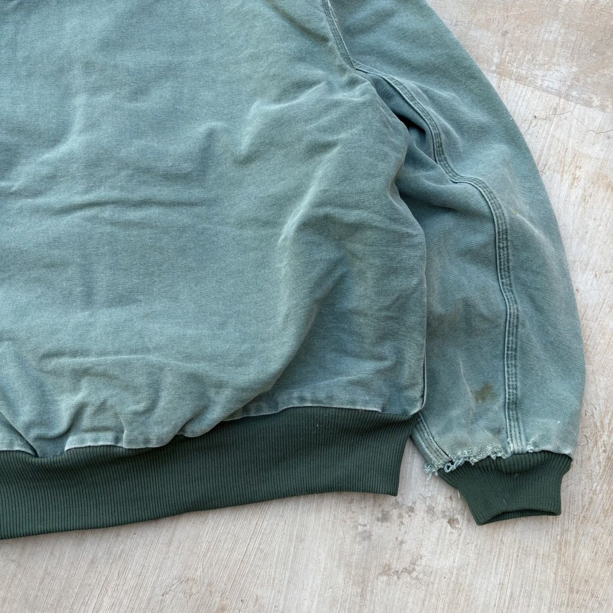 Carhartt Vintage 90s Sunfaded Carhartt Active Hooded Jacket Size US L / EU 52-54 / 3 - 9 Thumbnail