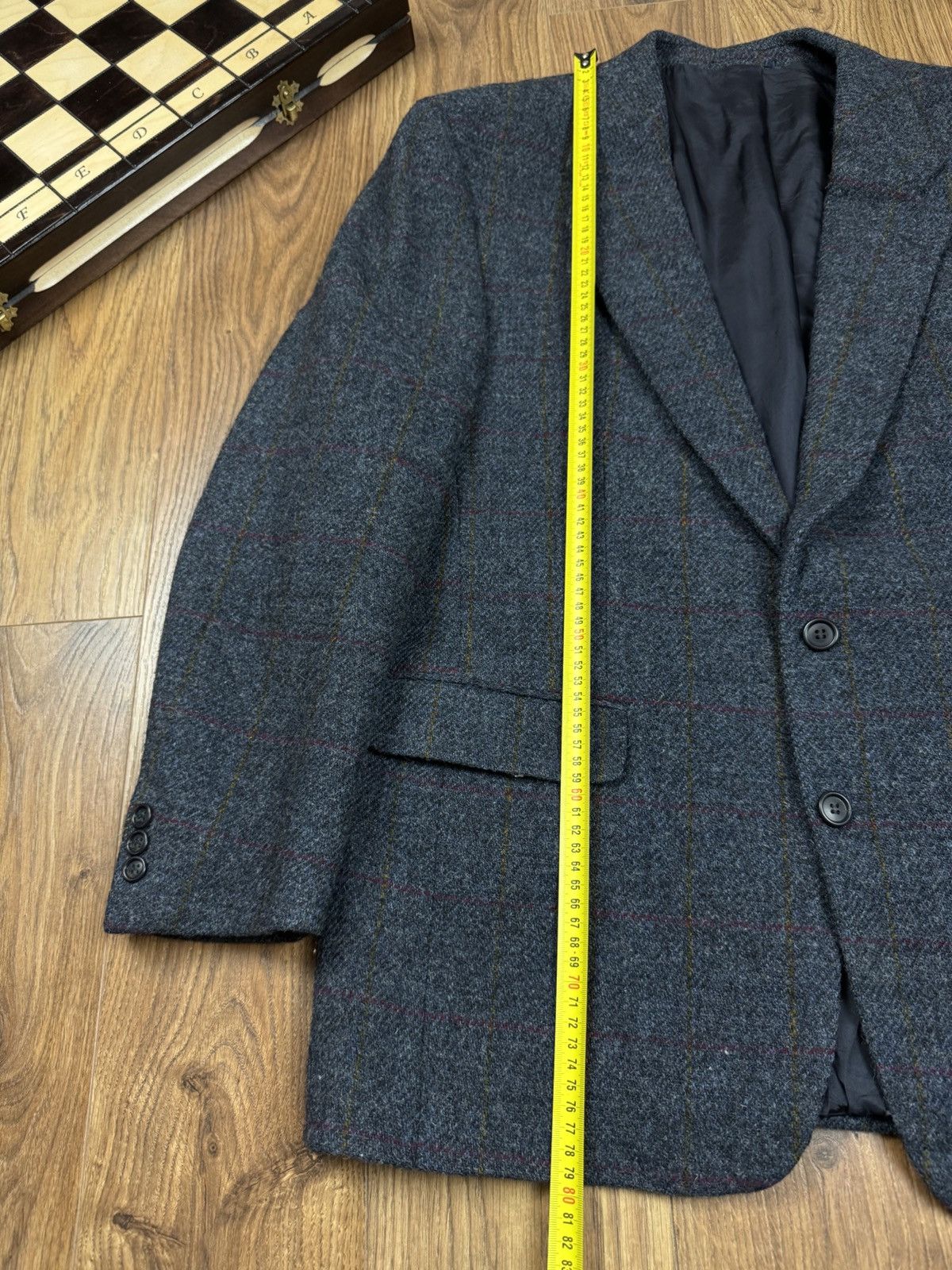 Harris Tweed Vintage wool blazer Harris Tweed original luxury item Size 42L - 5 Thumbnail