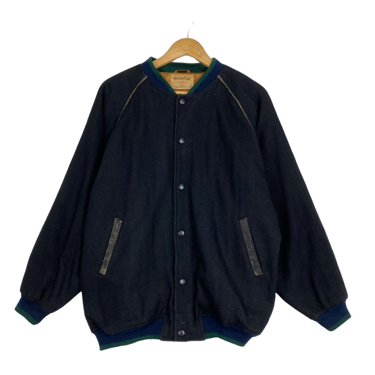 Japanese Brand 💥VINTAGE JUNIOR-BOY COMPANY VARSITY JACKET Size US M / EU 48-50 / 2 - 3 Thumbnail