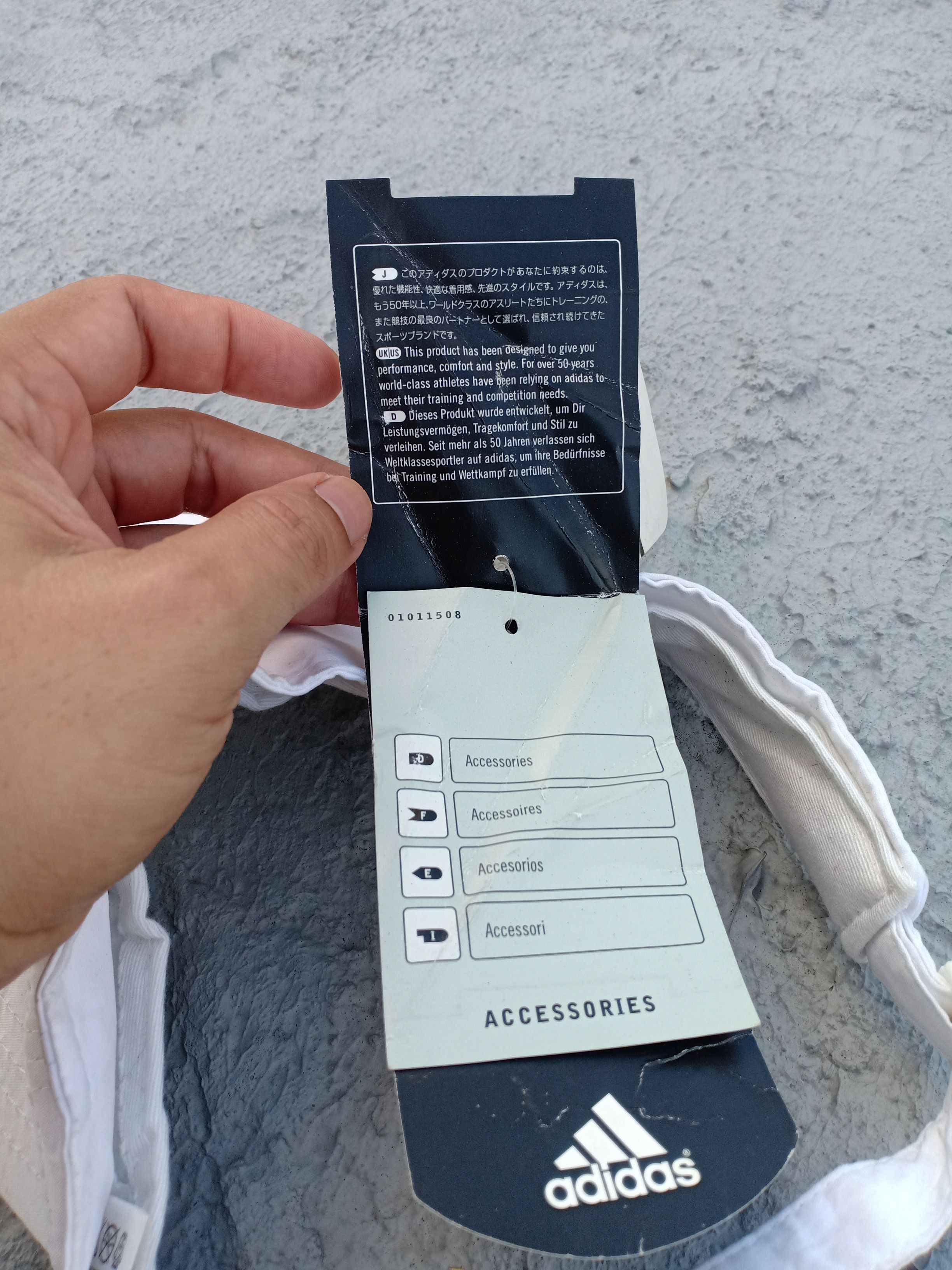 Adidas ADIDAS visor hat Size ONE SIZE - 5 Thumbnail