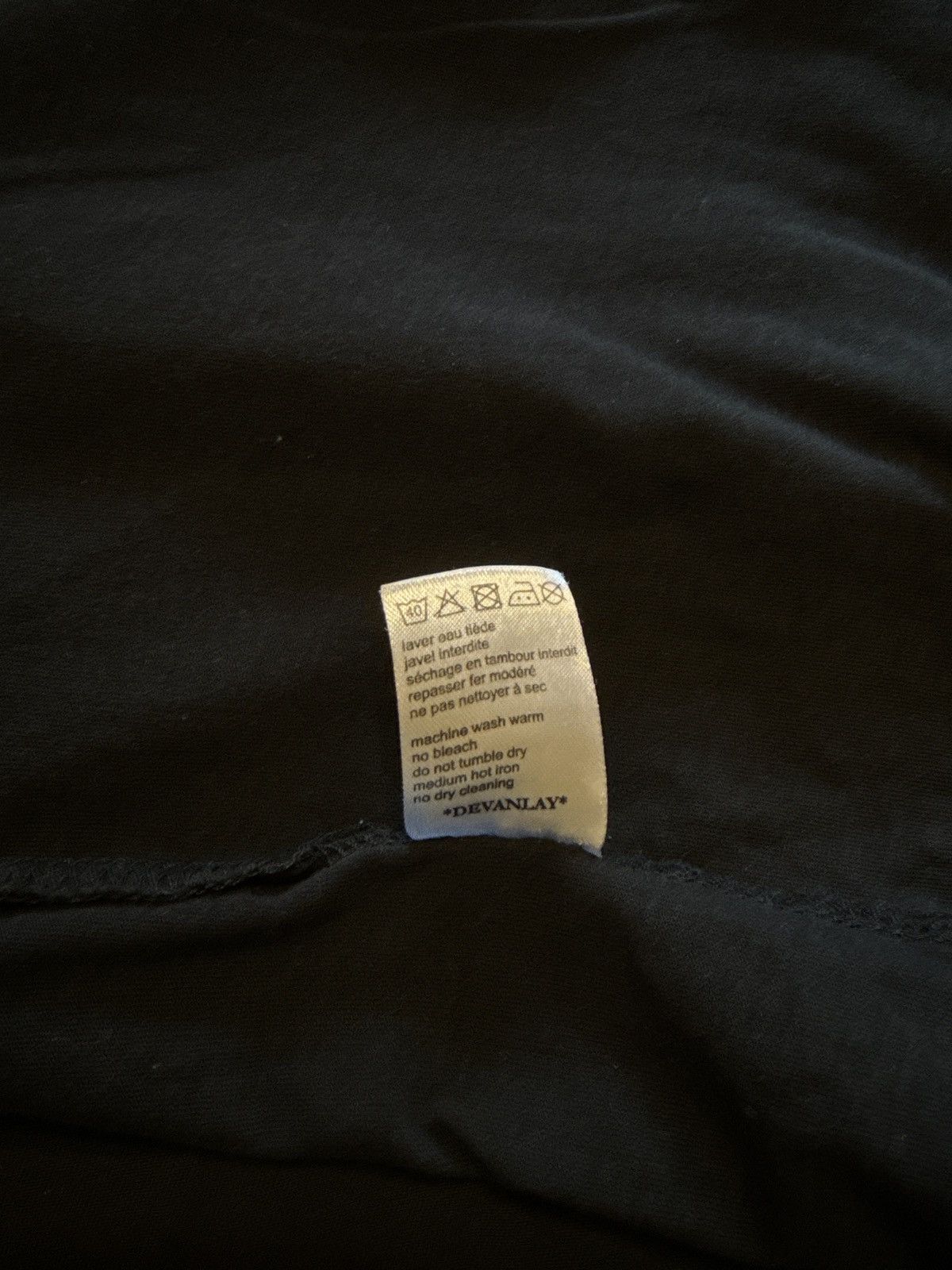 Lacoste Lacoste V-Neck Black Tee Size US L / EU 52-54 / 3 - 6 Thumbnail
