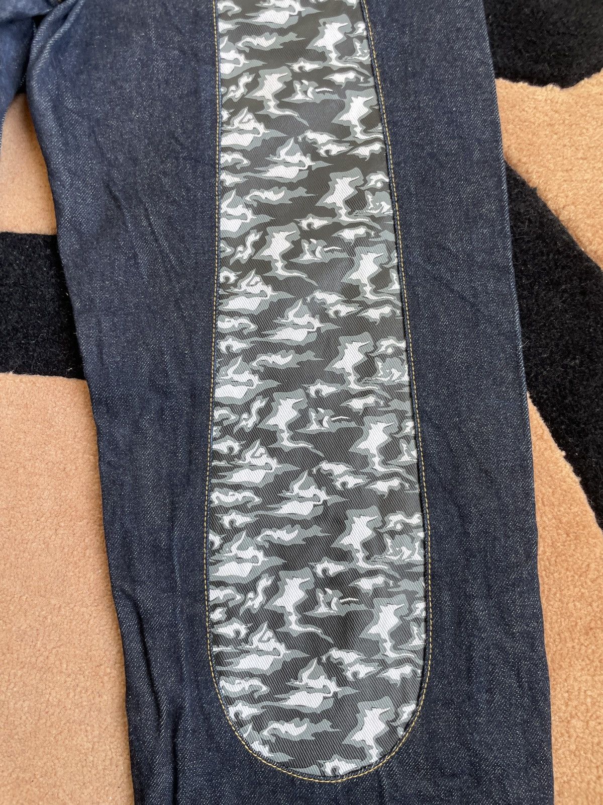 Evisu × Vintage evisu grey camo daicock style jeans size：32x34 Size US 32 / EU 48 - 6 Thumbnail