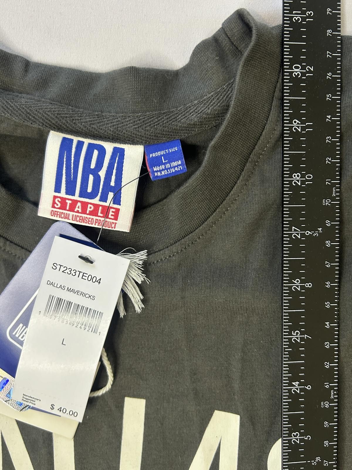 Staple Staple x NBA Dallas Mavericks Grey Shirt Mens Large Size US L / EU 52-54 / 3 - 4 Thumbnail