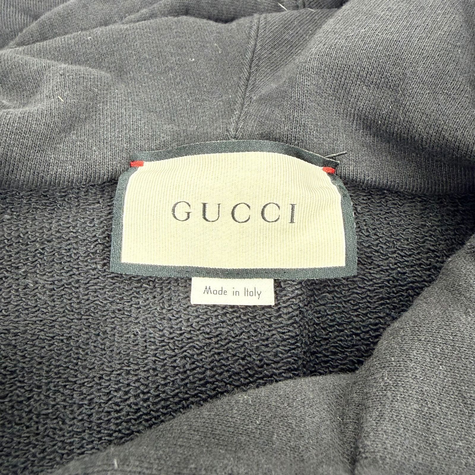 Gucci Gucci Half Zip Popover Interlocking GG Hoodie Black Size S Size US S / EU 44-46 / 1 - 8 Thumbnail
