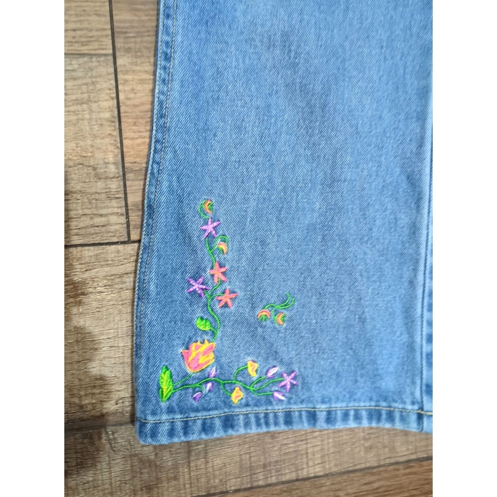 Denime No Excuses Bib Overalls Jeanswear Denim Blue Size 16 JRS Womens Regular Classic Pockets Vintage: No Excuses (Juniors) Size 26" / US 2 / IT 38 - 3 Thumbnail