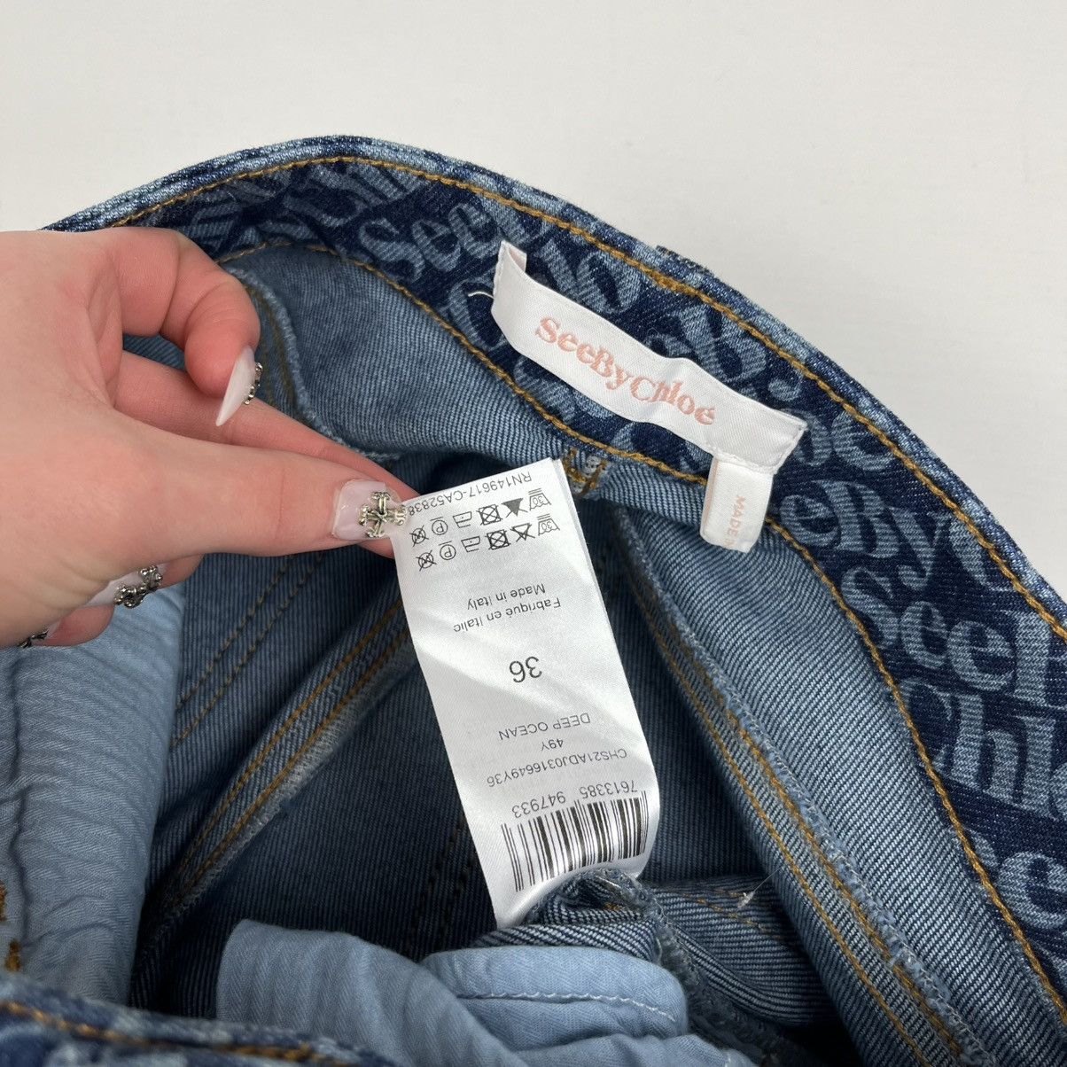 See by Chloe See By Chloé denim jeans mini skóry Size 25" / US 0 / IT 36 - 9 Thumbnail