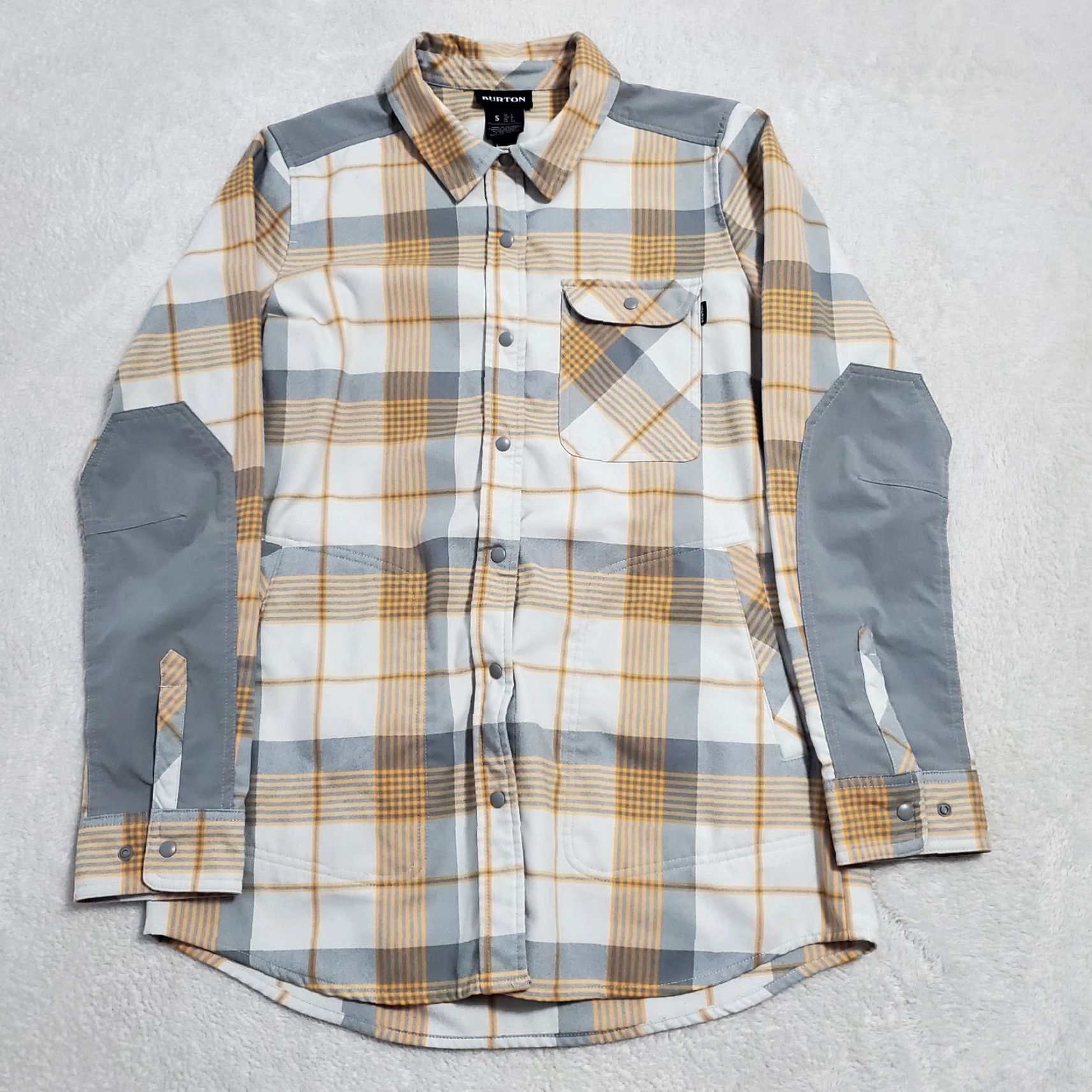 Burton VINTAGE Burton Shirt Women S Plaid Grace Performance Flannel Snap Front Top Outdoor FLAW Size S / US 4 / IT 40 - 2 Thumbnail