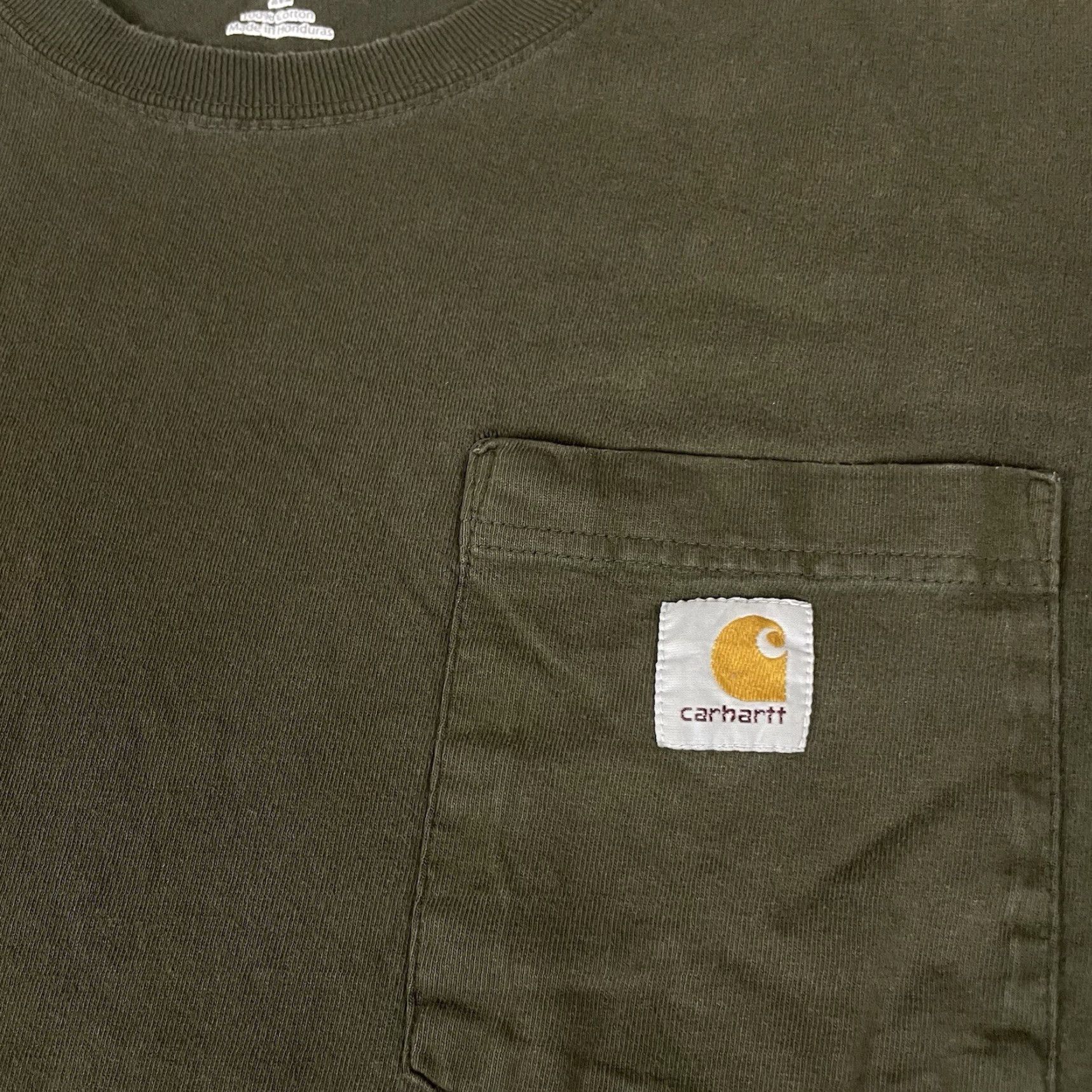 Carhartt VINTAGE Carhartt Shirt Adult Medium Green Pocket Original Casual Distressed Cropped M Size US M / EU 48-50 / 2 - 3 Thumbnail