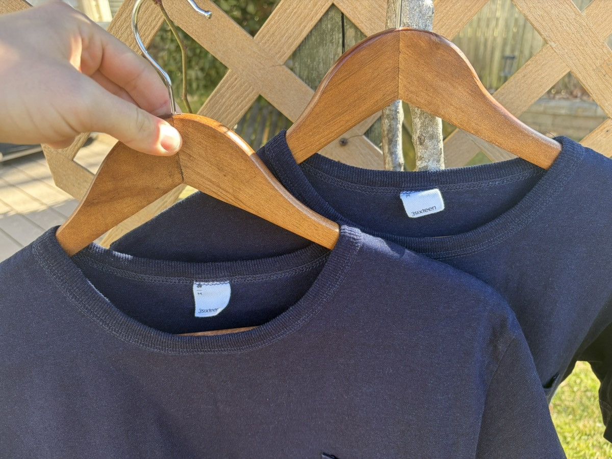 3sixteen 3Sixteen Heavyweight Indigo Pocket Tee 2-pack szM Size US M / EU 48-50 / 2 - 4 Thumbnail