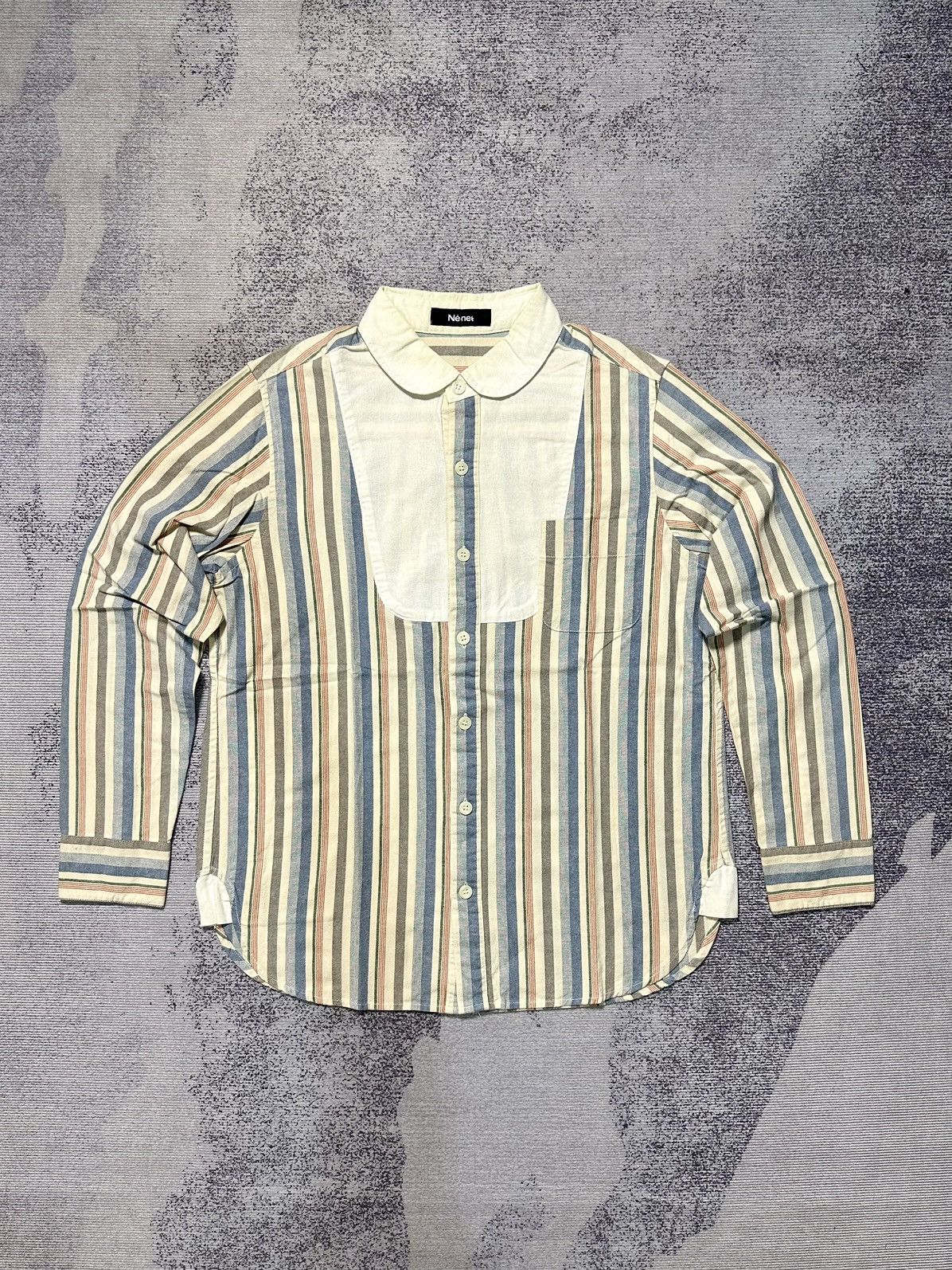 Ne-Net Ne-Net Stripe Longsleeve Shirt Size US M / EU 48-50 / 2 - 1 Thumbnail