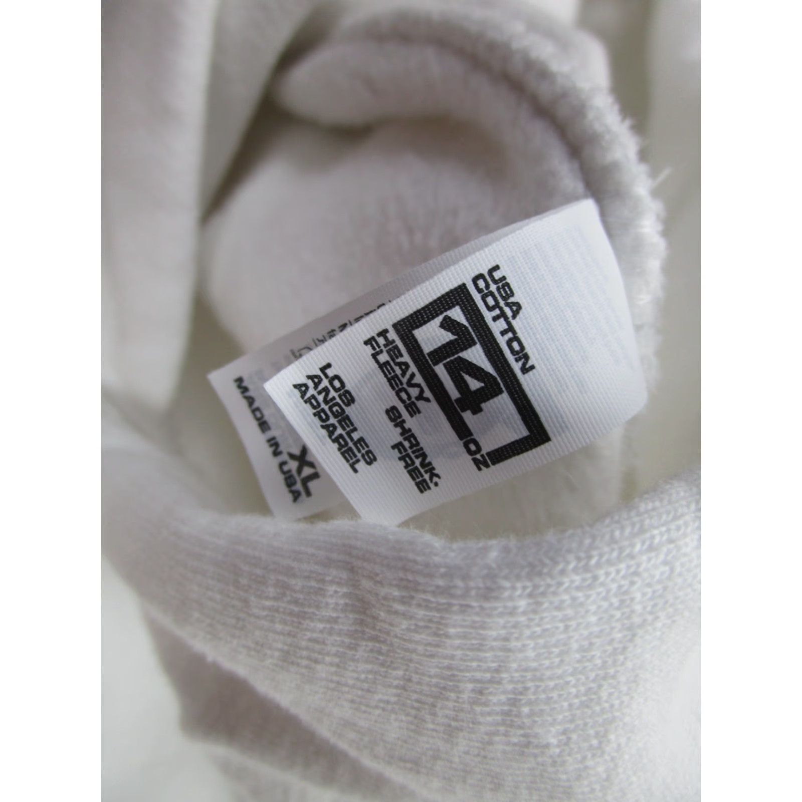 Los Angeles Apparel Los Angeles Apparel Hoodie Mens XL White Heavy Oversized Pullover USA 14oz Baggy Size US XL / EU 56 / 4 - 4 Thumbnail