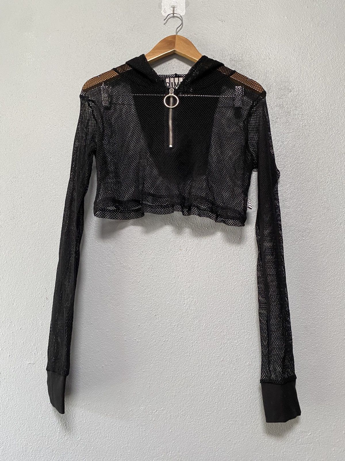 Japanese Brand Avant garde Dimine Comedy mesh style hoodie Y2K fesyen Size S / US 4 / IT 40 - 3 Thumbnail