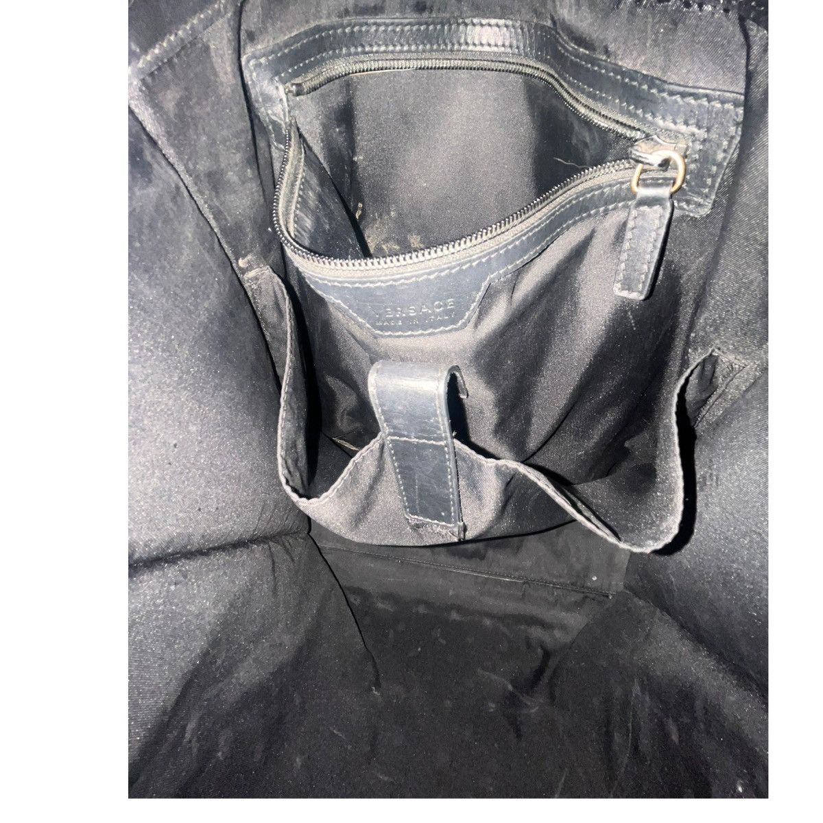 Versace VERSACE Medusa Stud leather tote bag LRG 2 Handled Purse Size ONE SIZE - 15 Thumbnail