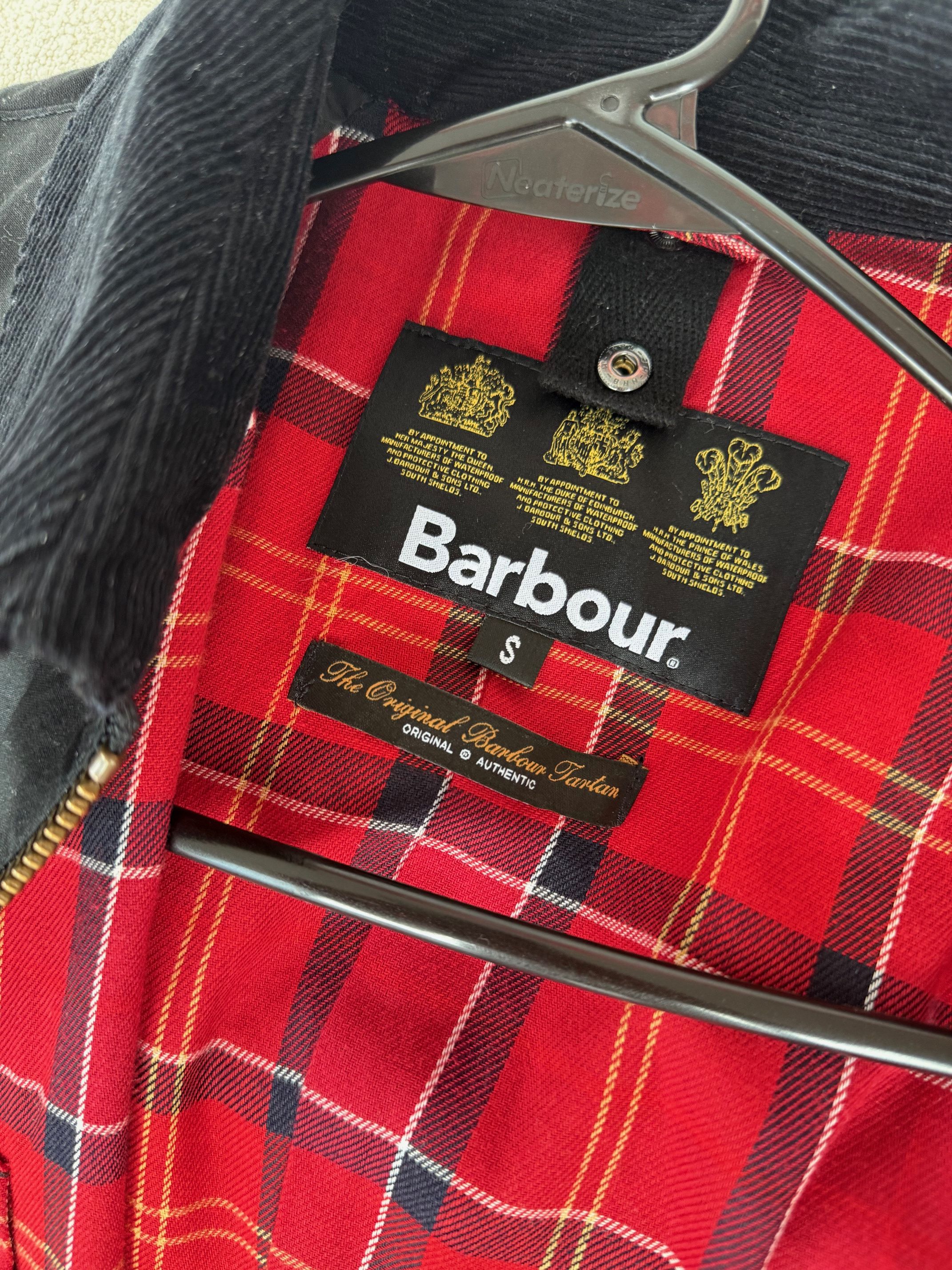 Barbour Barbour Ashby Waxed Jacket - Black - Size Small S Size US S / EU 44-46 / 1 - 4 Thumbnail