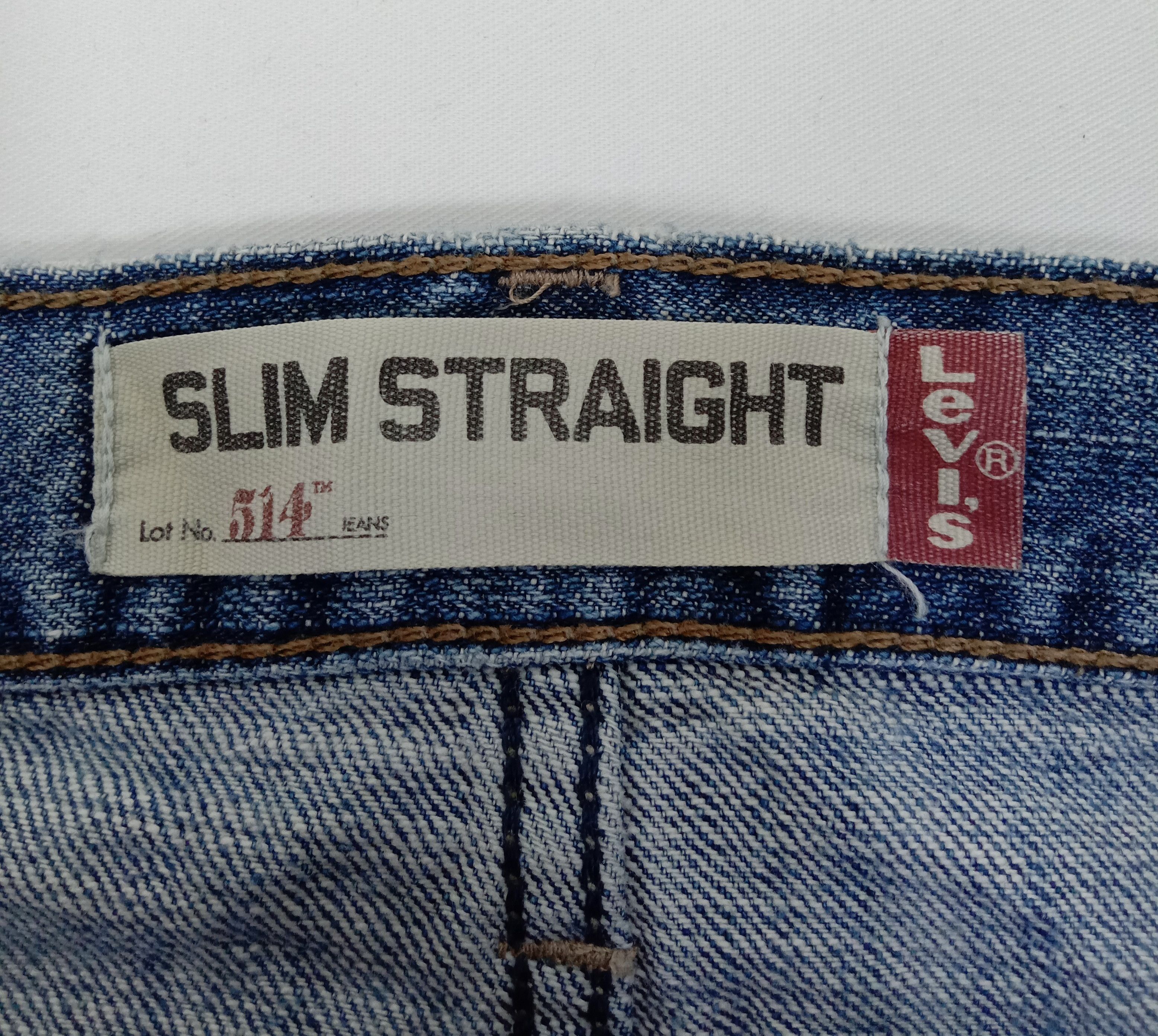 Levi's Vintage Levi's 514 Jeans Blue Wash Slim Straight Denim Size US 34 / EU 50 - 12 Thumbnail