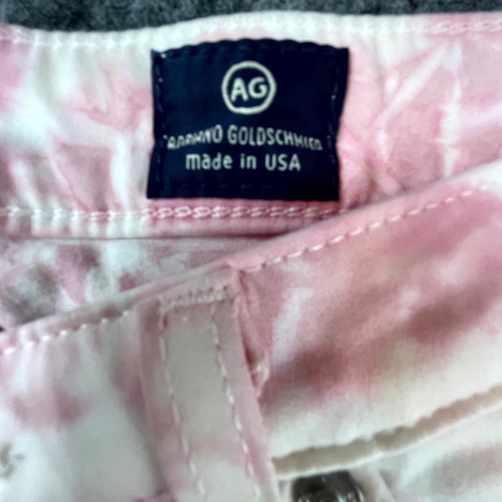 AG Adriano Goldschmied AG Adriano Goldschmied The Stilt Cigarette Jeans 25 Pink Size 25" / US 0 / IT 36 - 3 Thumbnail