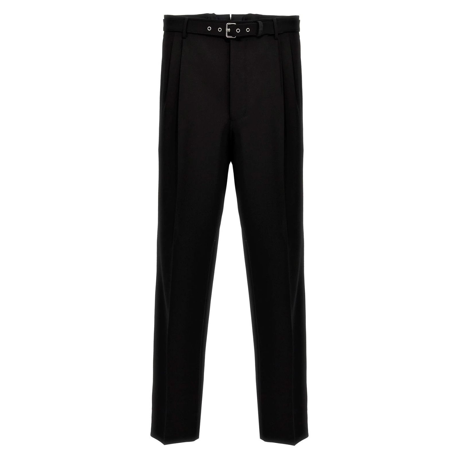 Prada PRADA Black Wool Tailored Trousers New & Authentic (Men's si Size US 30 / EU 46 - 1 Thumbnail