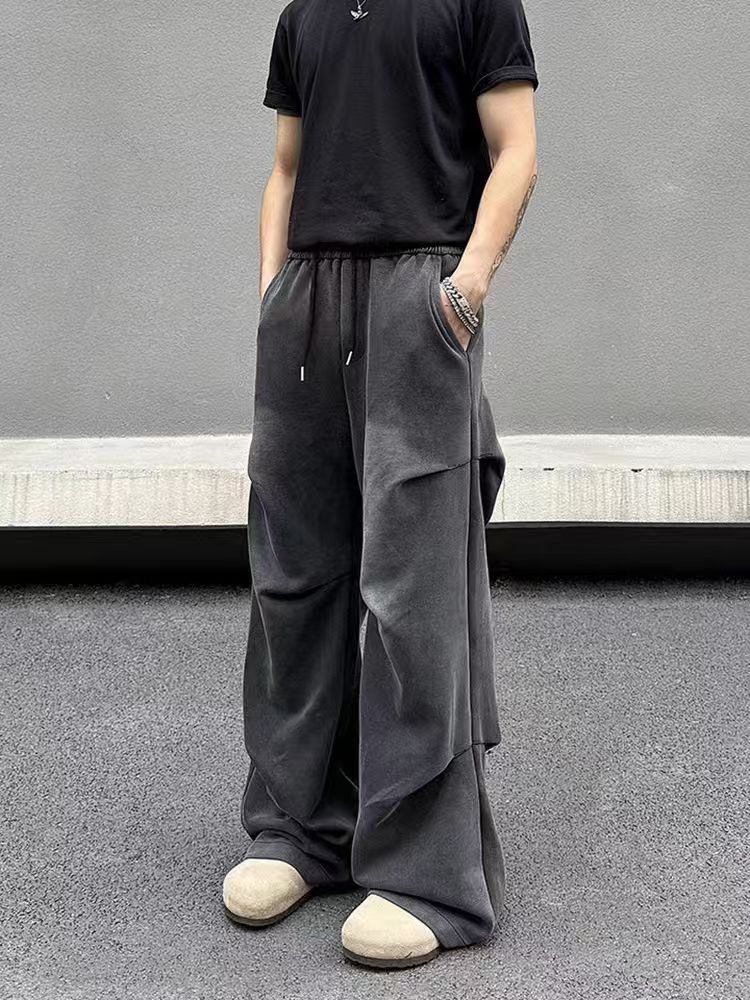 Japanese Brand × Vintage High street vintage pleated baggy casual pants Size US 32 / EU 48 - 1 Thumbnail