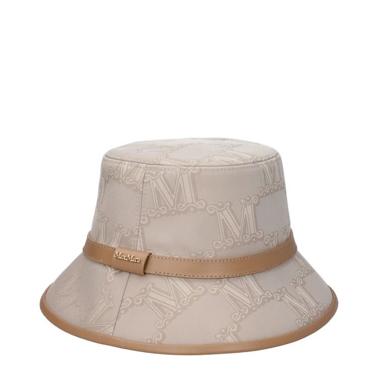 Max Mara ob1o1e1124 Size: 57 / Cotton (Hat / Cap) in Beige Size ONE SIZE - 1 Thumbnail