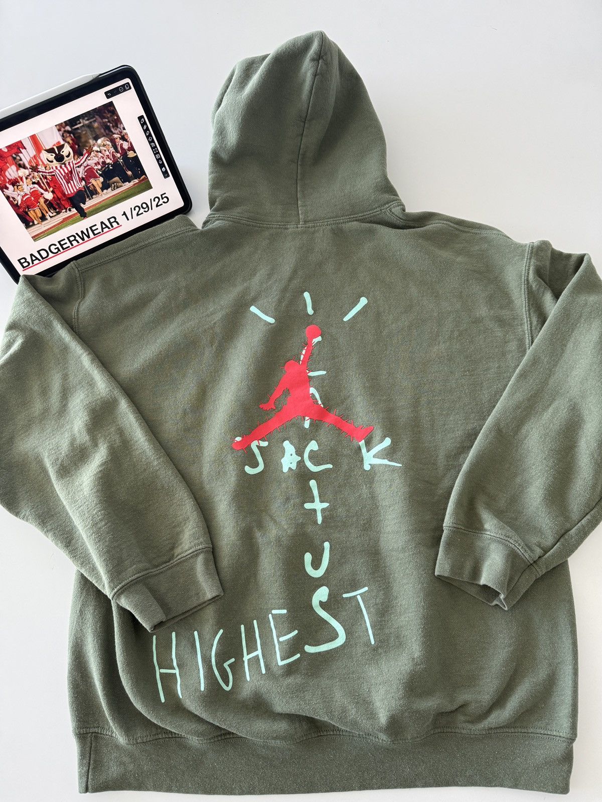 Jordan Brand × Nike × Travis Scott Travis Scott Jordan Cactus Jack Highest In The Room Hoodie Size US L / EU 52-54 / 3 - 2 Thumbnail