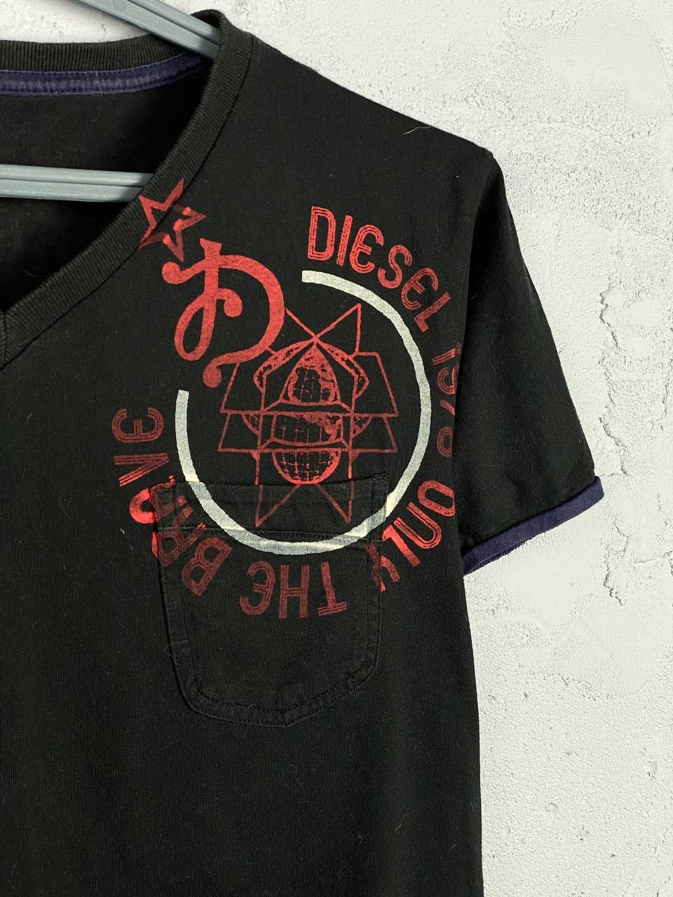 Diesel × Japanese Brand × Vintage Vintage Diesel Japanese logo Tee Y2K Size US XL / EU 56 / 4 - 4 Thumbnail