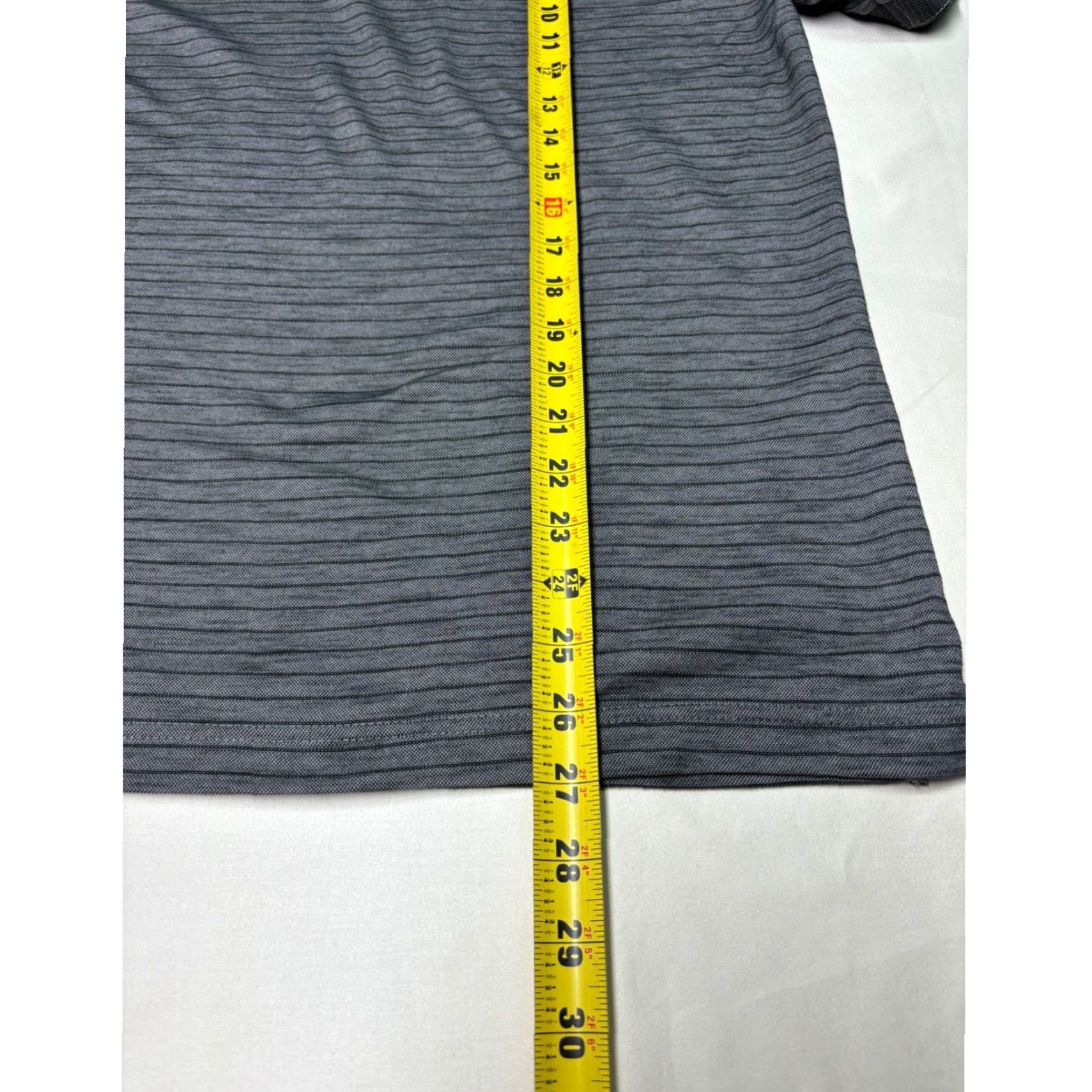 Tommy Bahama Tommy Bahama Polo Shirt Striped Gray Short Sleeve Men’s Large L Casual Golf Sportswear Size US L / EU 52-54 / 3 - 6 Thumbnail