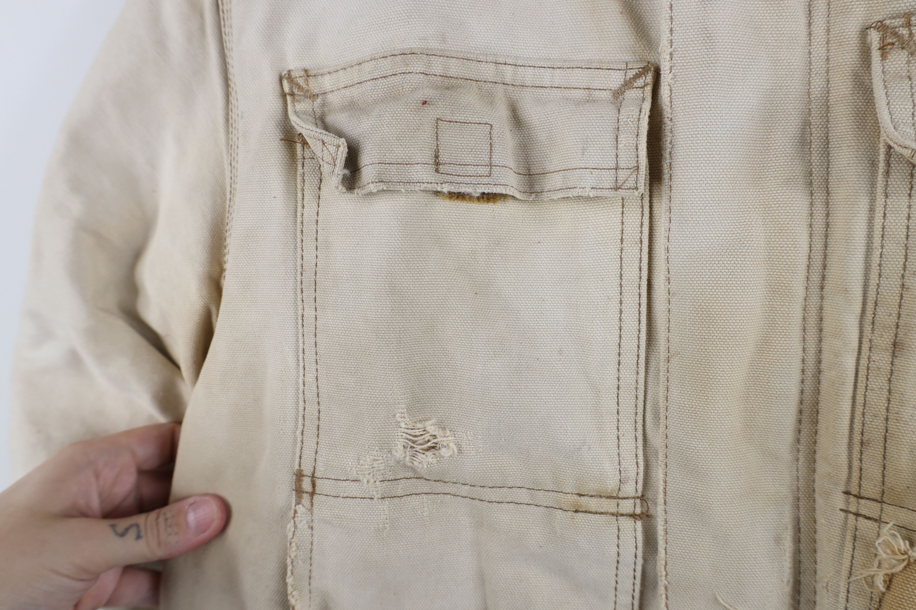 Carhartt Vintage 90s Carhartt Quilted Chore Barn Jacket Duck Brown Size US L / EU 52-54 / 3 - 6 Thumbnail