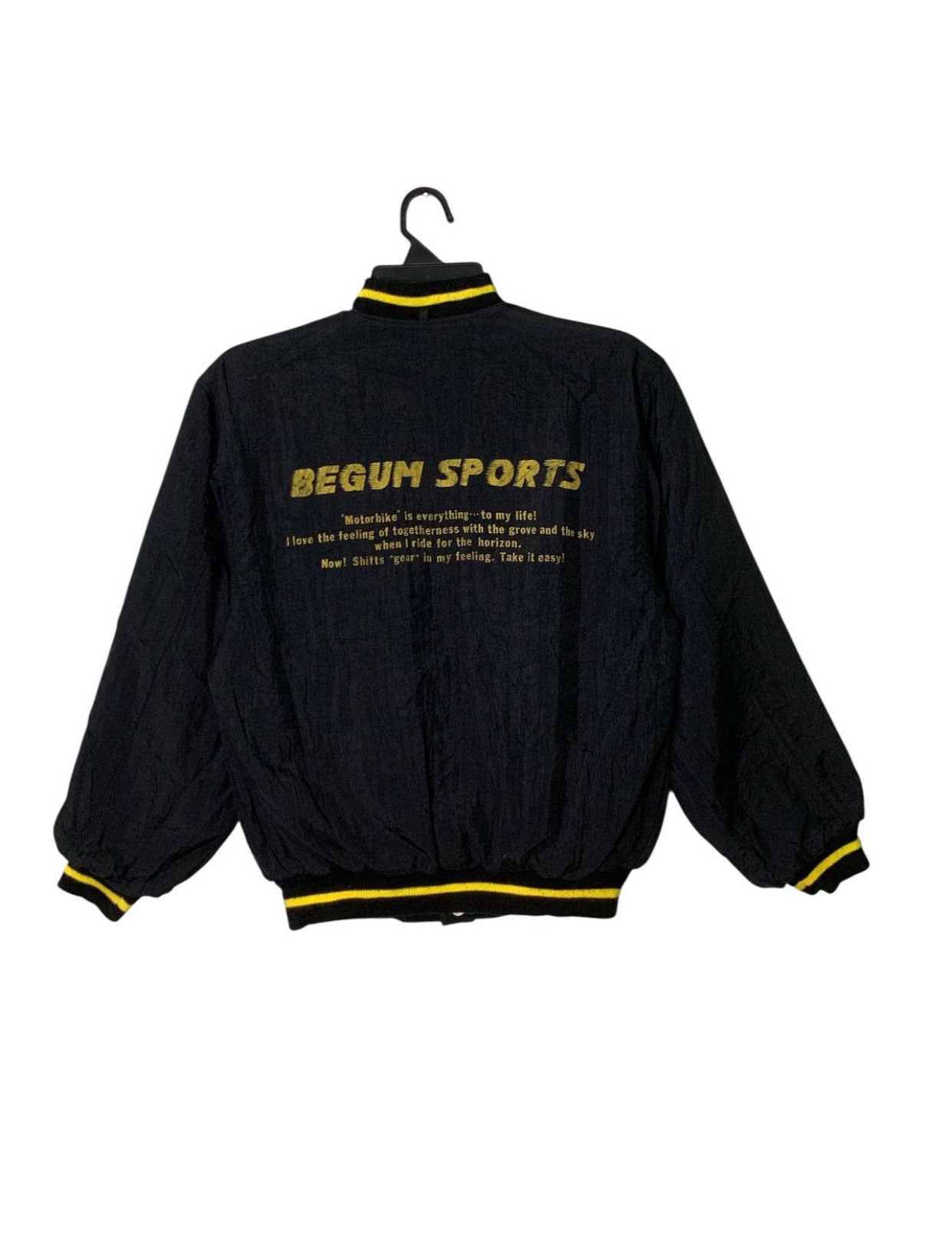 Japanese Brand Rare Design Vintage Begum Sports Reversible Bomber Jackets Size M / US 6-8 / IT 42-44 - 2 Thumbnail