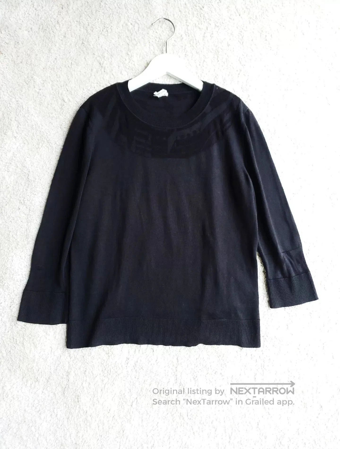 Hermes Hermes Black Knit Sweater. Size US S / EU 44-46 / 1 - 1 Thumbnail