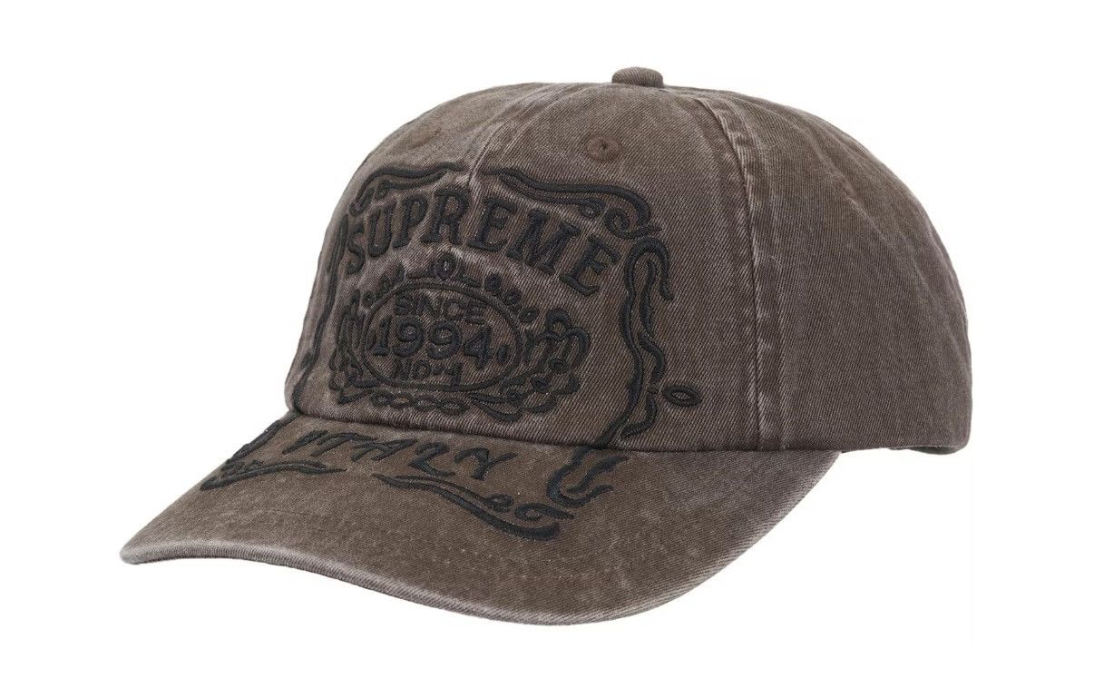 Supreme Supreme Italy Crest 6-Panel Brown (FW25) Size ONE SIZE - 4 Thumbnail