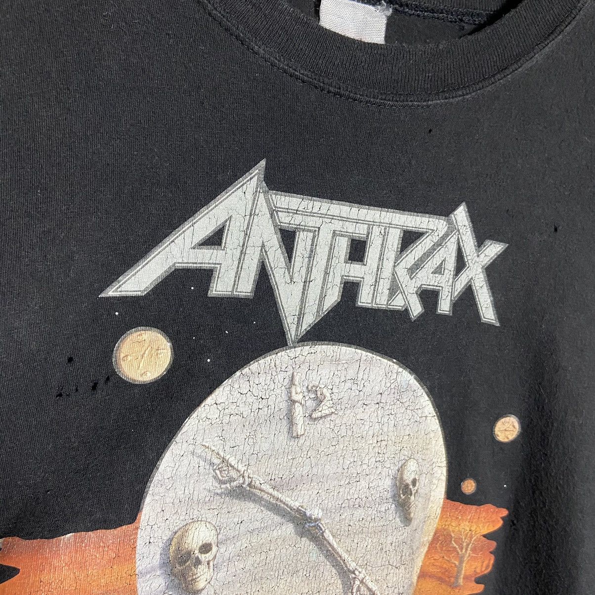 Vintage 90s Anthrax Thrash Metal Band Tee