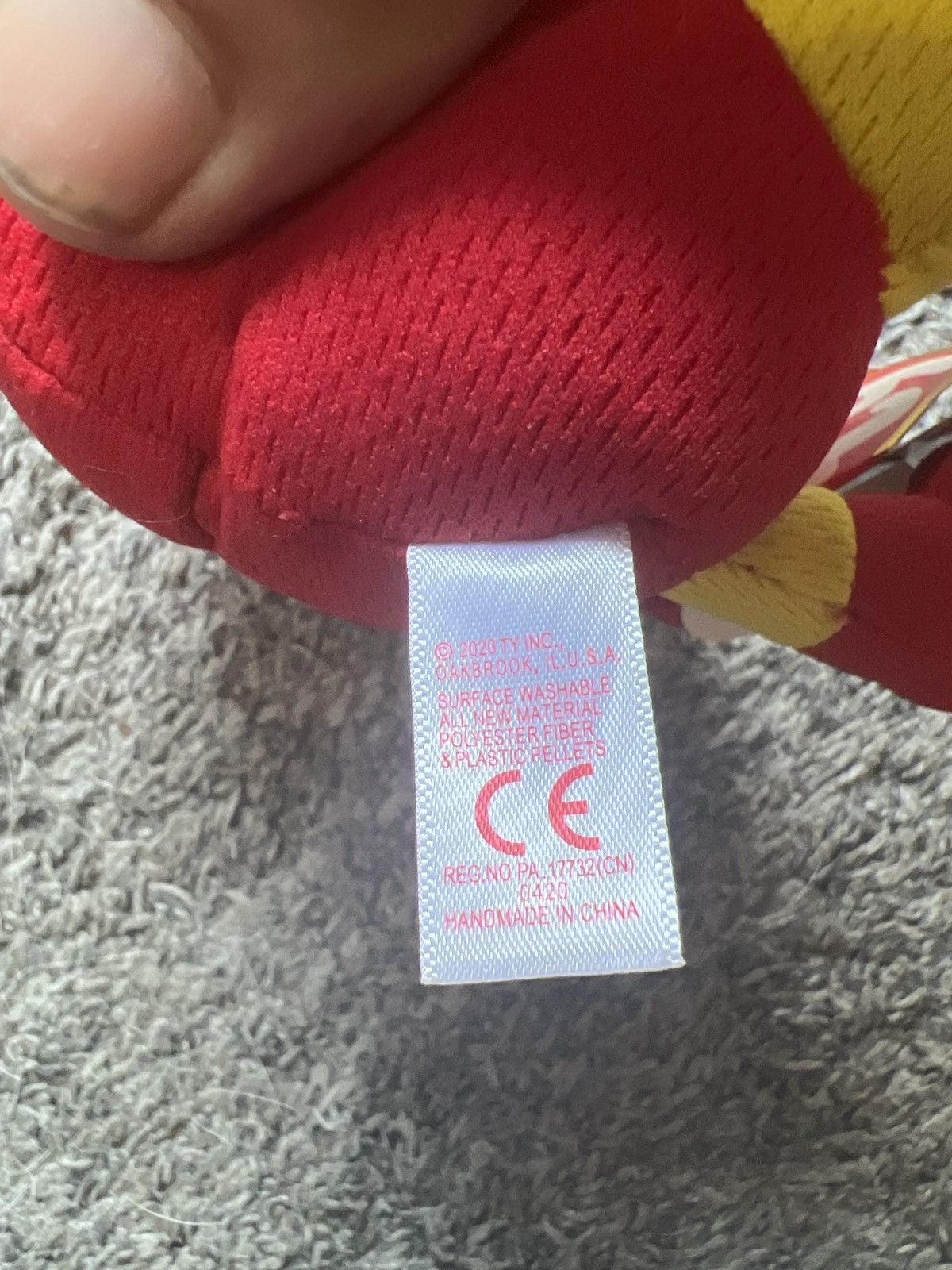 Marvel Comics 2020 Marvel Ty Iron Man Beanie Baby Size ONE SIZE - 8 Thumbnail
