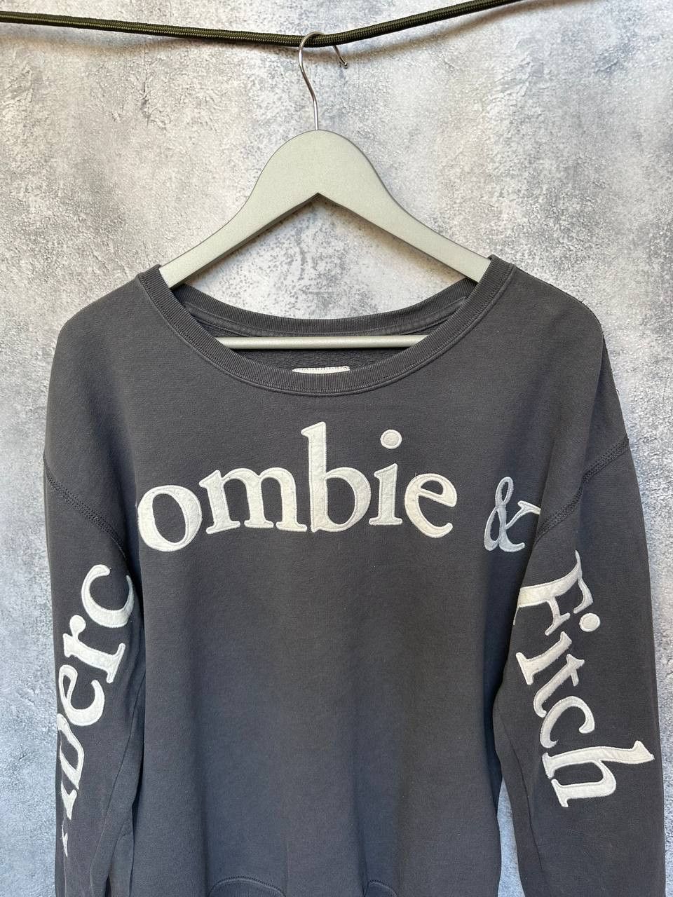 Abercrombie & Fitch Abercrombie & Fitch Soft Collection Oversized Logo Sweater Size L / US 10 / IT 46 - 5 Thumbnail