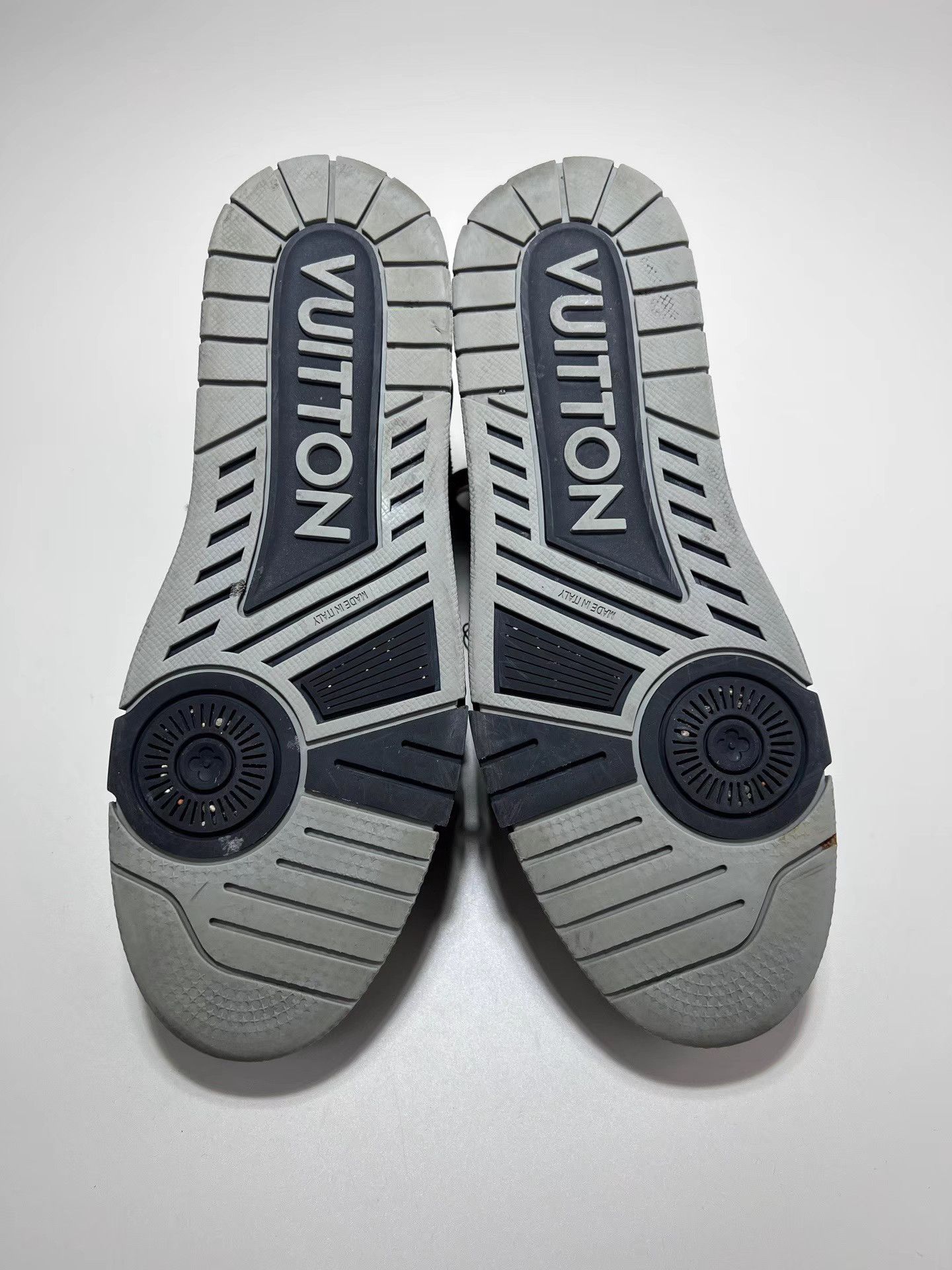 Louis Vuitton LOUIS VUITTON LV TRAINER Black Denim All-Over Logo Sneakers Size US 9 / EU 42 - 4 Thumbnail