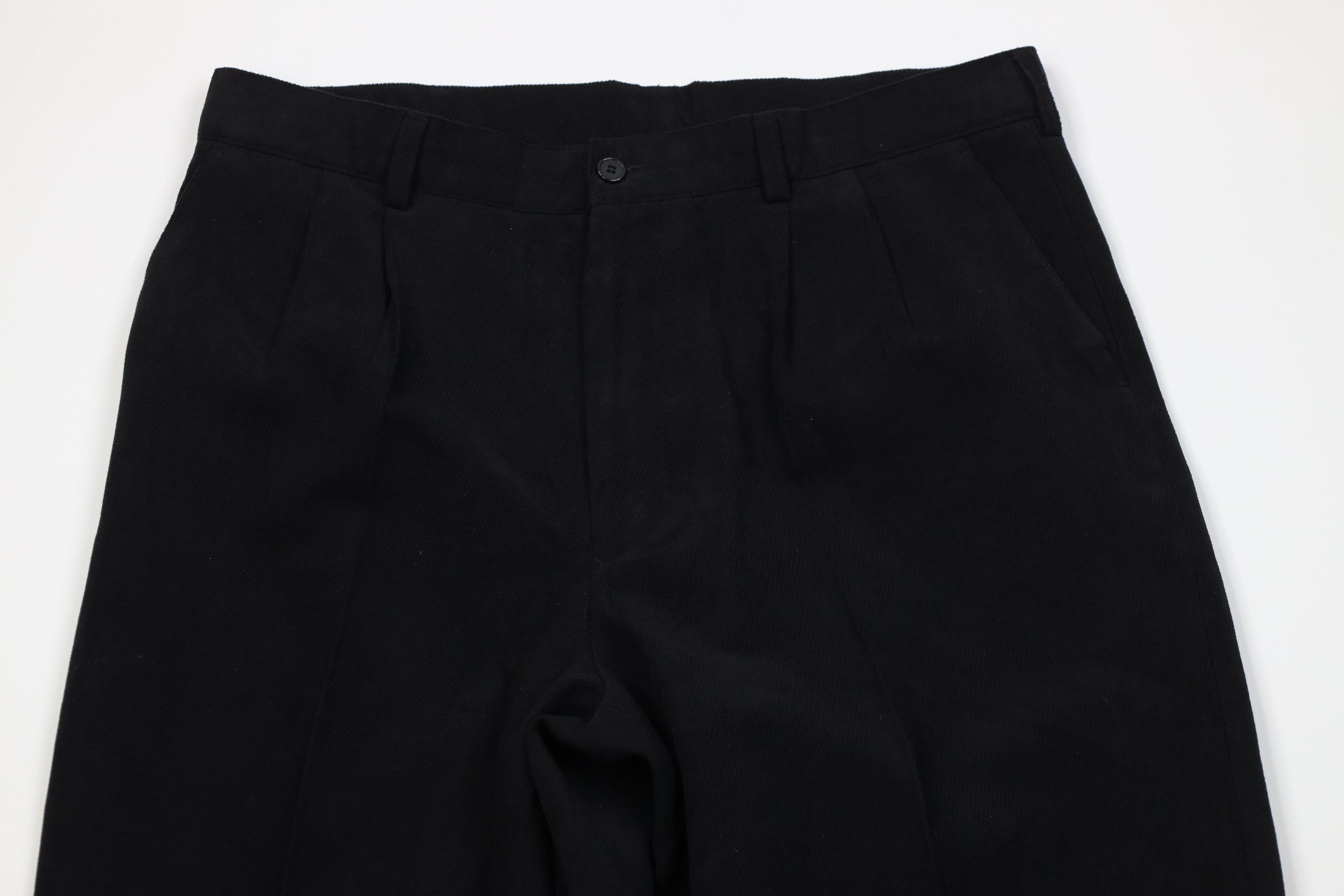 Vintage Vintage 90s Streetwear Microfiber Corduroy Chino Pants Black Size US 36 / EU 52 - 2 Thumbnail
