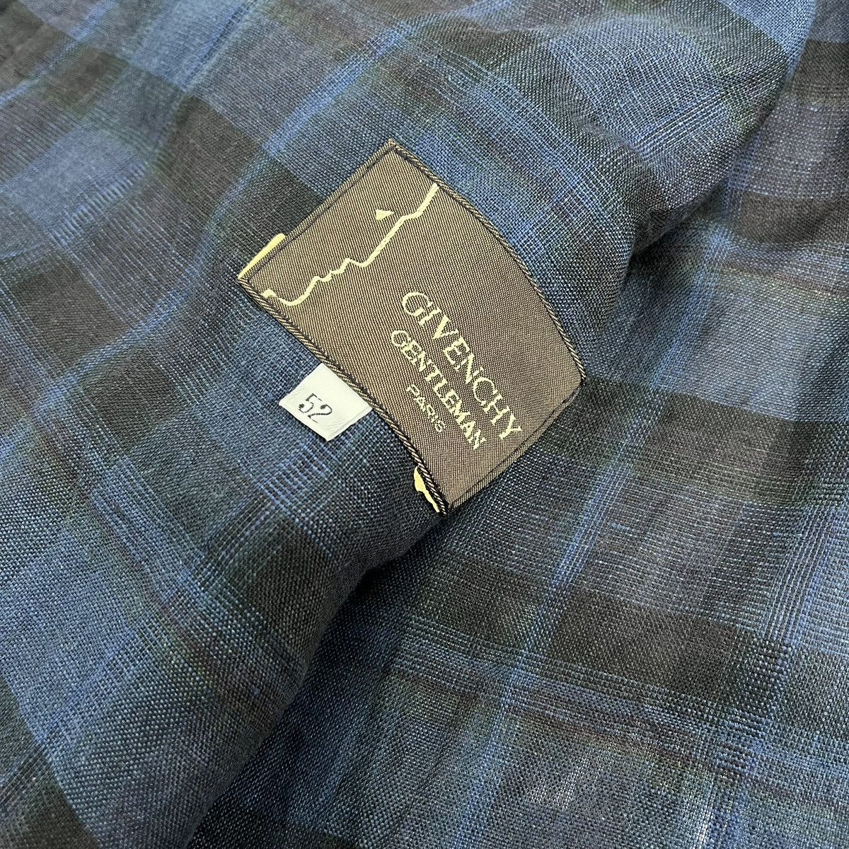 Givenchy 90s Vintage Givenchy Plaid Work Jacket Italian Designer Size US L / EU 52-54 / 3 - 8 Thumbnail