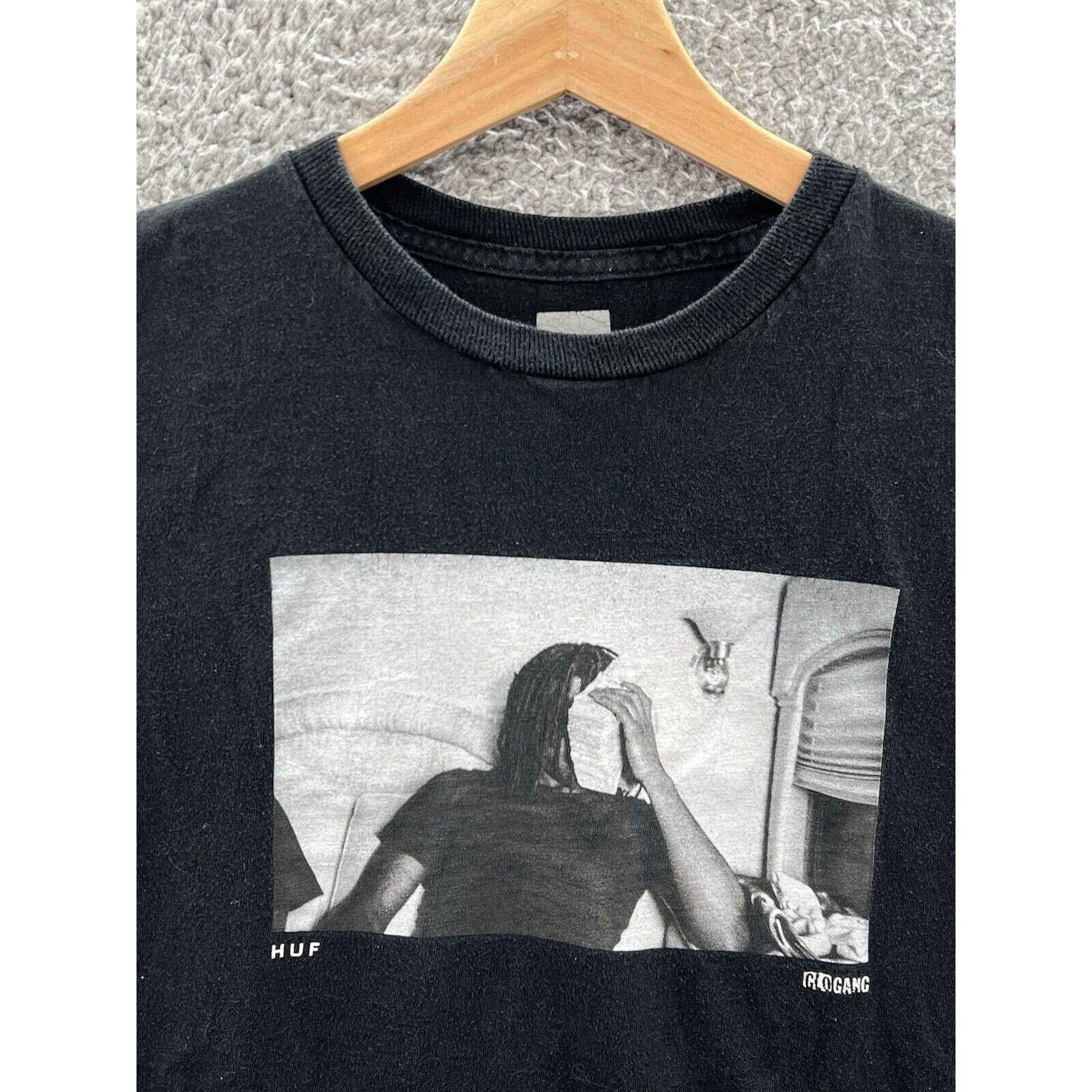 Huf HUF Chief Keef Glo Gang Black Men's T-Shirt Size Medium Size US M / EU 48-50 / 2 - 4 Thumbnail