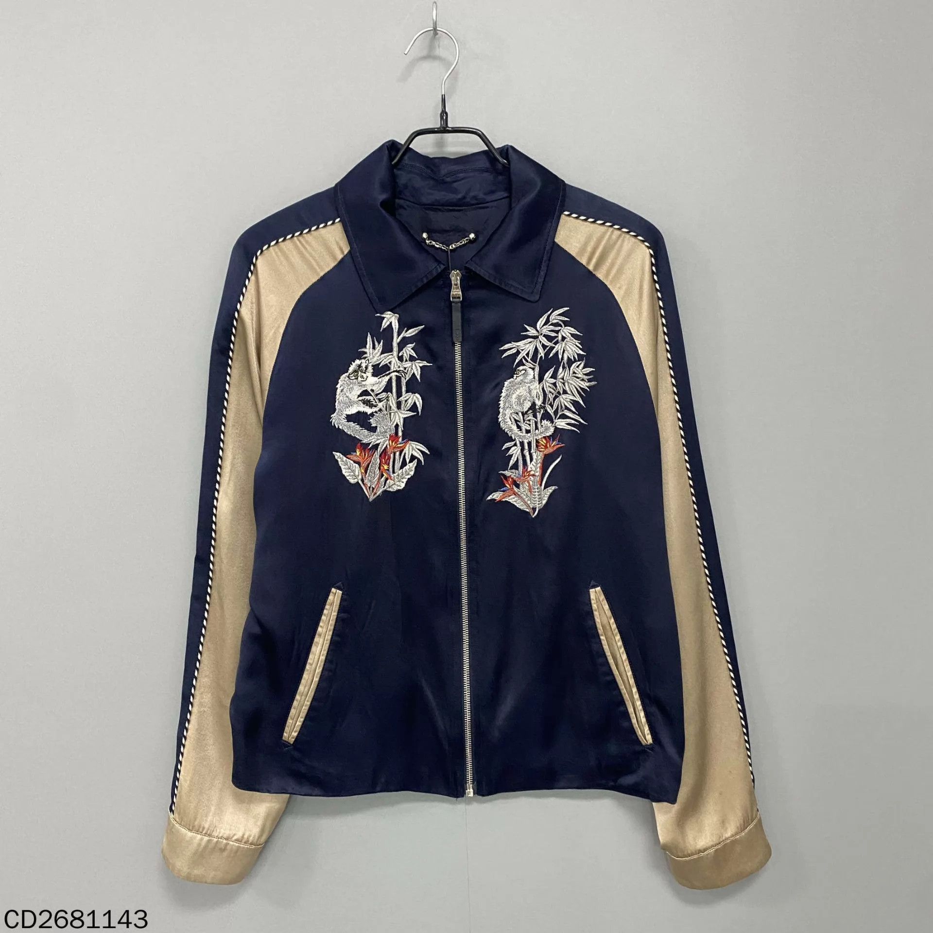 Louis Vuitton Embroidered Multi Color Zip-Front Jacket Size M Size US M / EU 48-50 / 2 - 1 Thumbnail