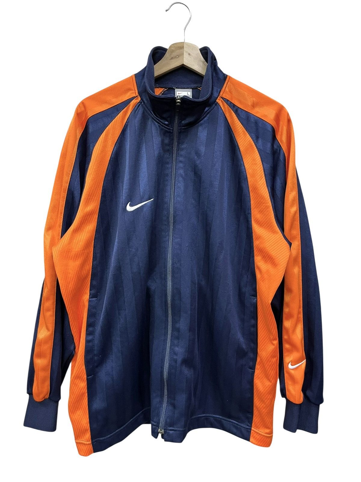 Nike 🔥RARE Vintage Nike Japan Big Back Swoosh Trainer Jacket Size US M / EU 48-50 / 2 - 3 Thumbnail
