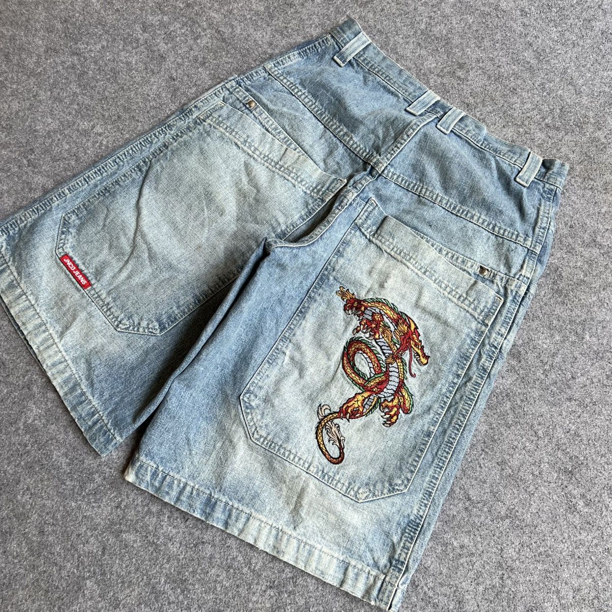 JNCO × Vintage Vintage Jnco Dragon Baggy Shorts Size US 32 / EU 48 - 2 Thumbnail