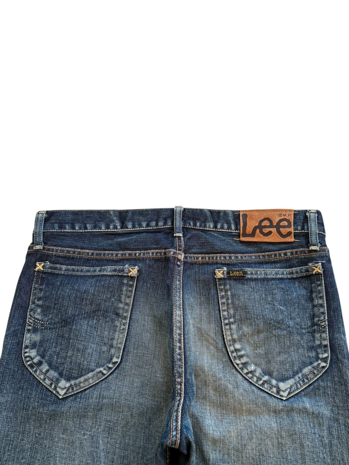 Japanese Brand × Lee Vintage Lee Rusty Mud Wash Distressed Bootcut Flare Jeans Size US 33 - 8 Thumbnail